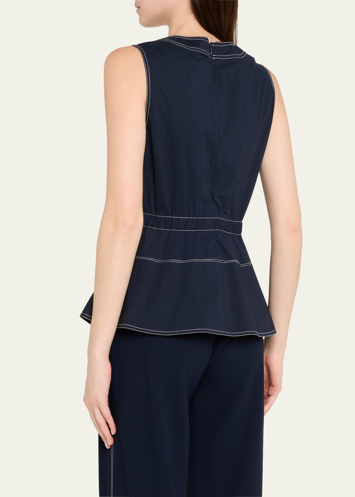 Nickelby Belted V-Neck Top - 3