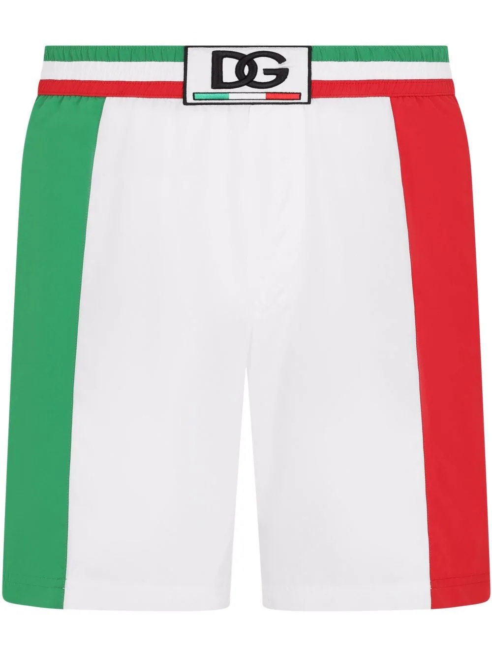 Italia colour-block swimming shorts - 1