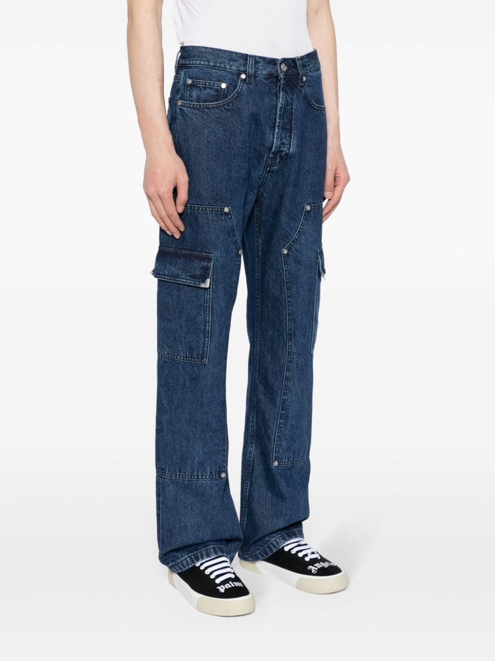 Frame straight-leg cargo jeans - 3