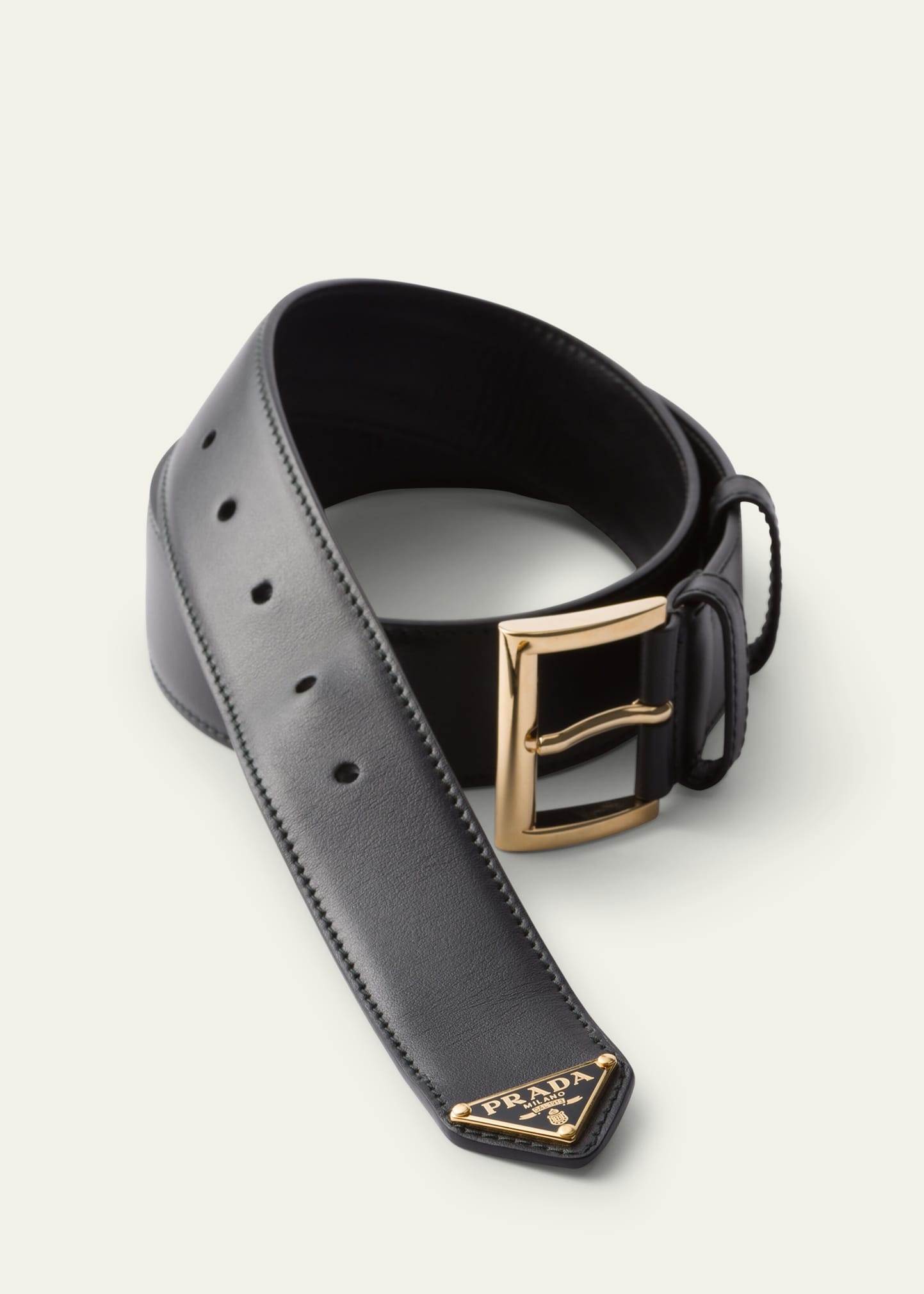 【関税込み】prada City Calf' belt Prada Calf Hair Belt, US Mens 36 / EU 90, NEW, Retail $1,100