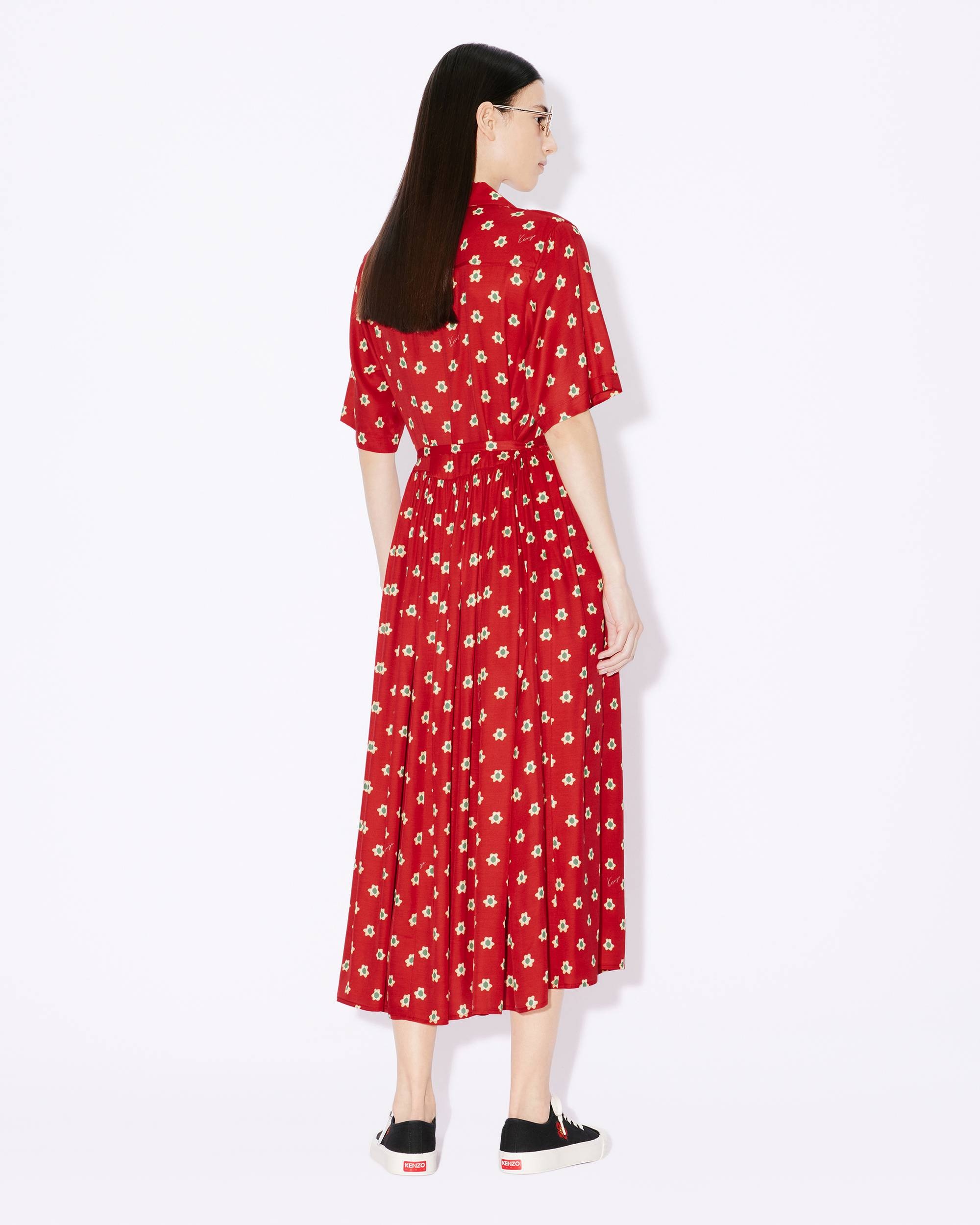 KENZO Teddy Flower long dress - 4