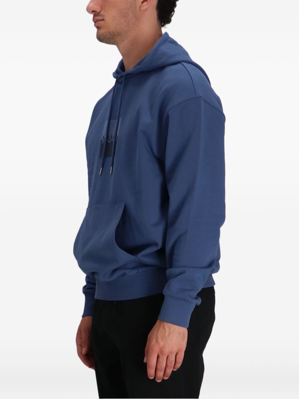 logo-print hoodie - 3