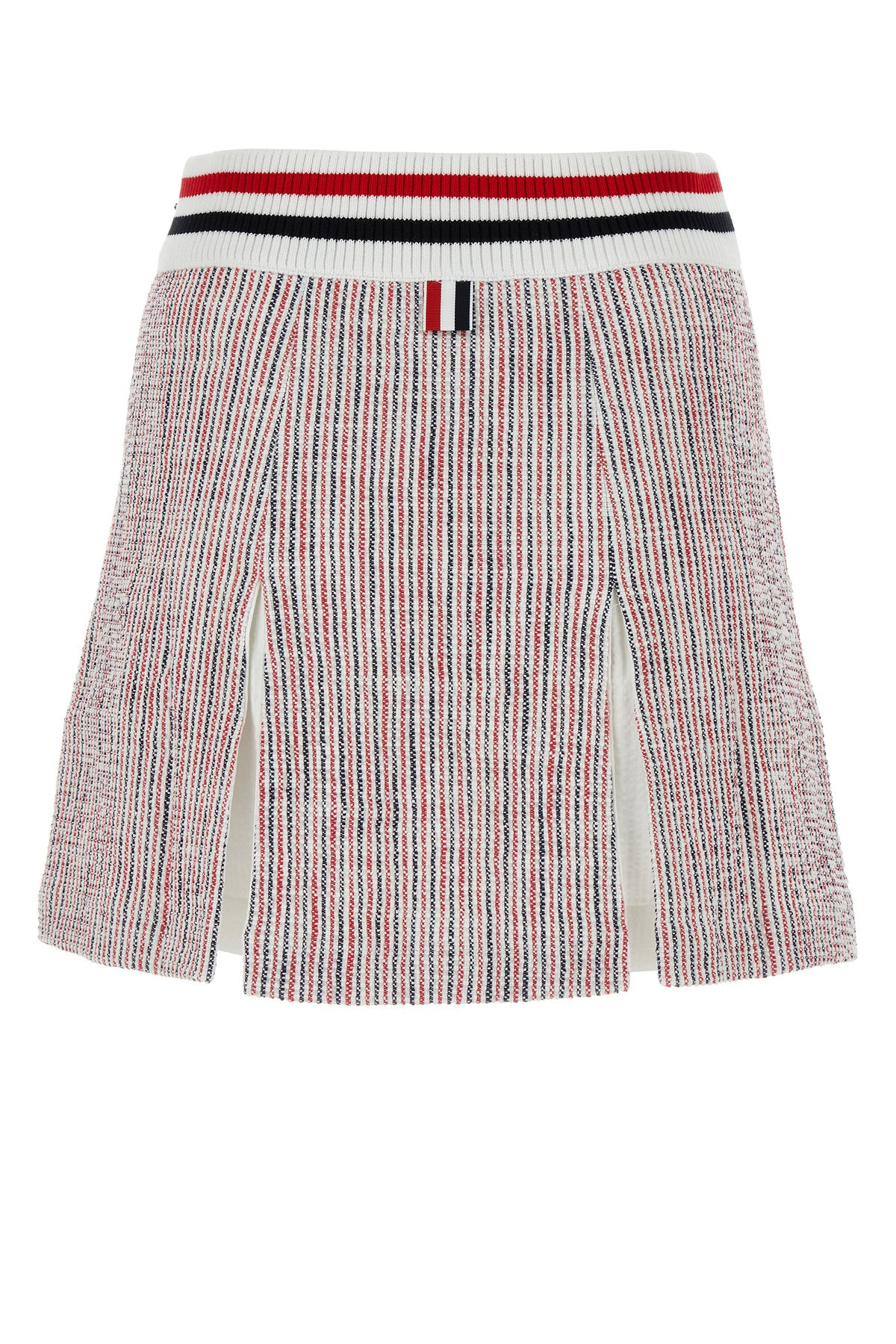 Embroidered stretch tweed mini skirt - 2