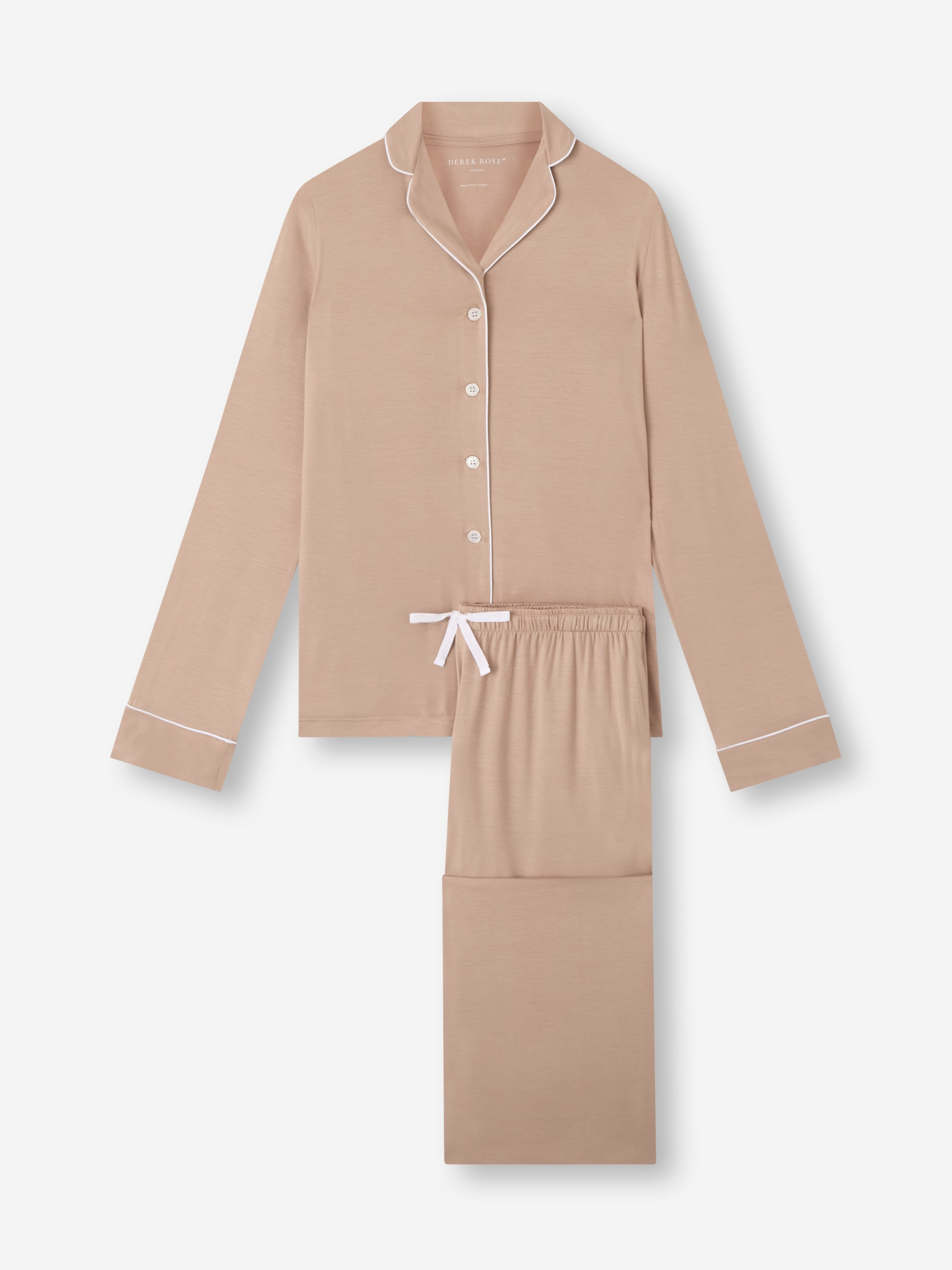 Women's Pajamas Lara Micro Modal Stretch Almond Blush - 4