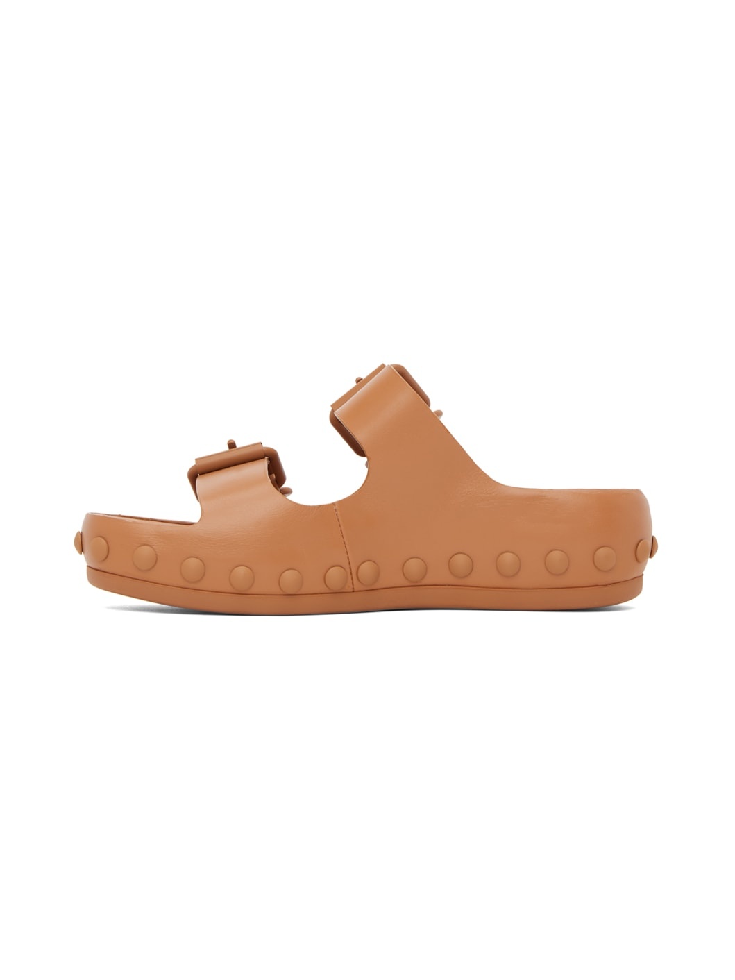 Tan Natacha Ramsay Levi Edition Studded Two Sandals - 3