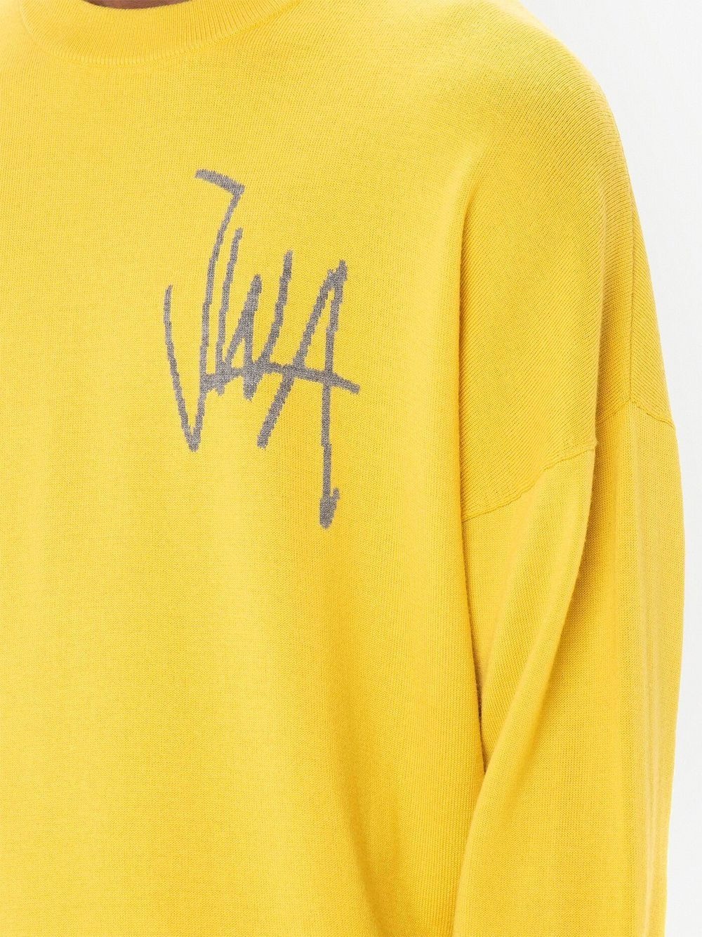 logo-intarsia merino-wool jumper - 6