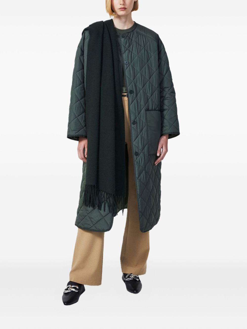 Wega fringed wool scarf - 2