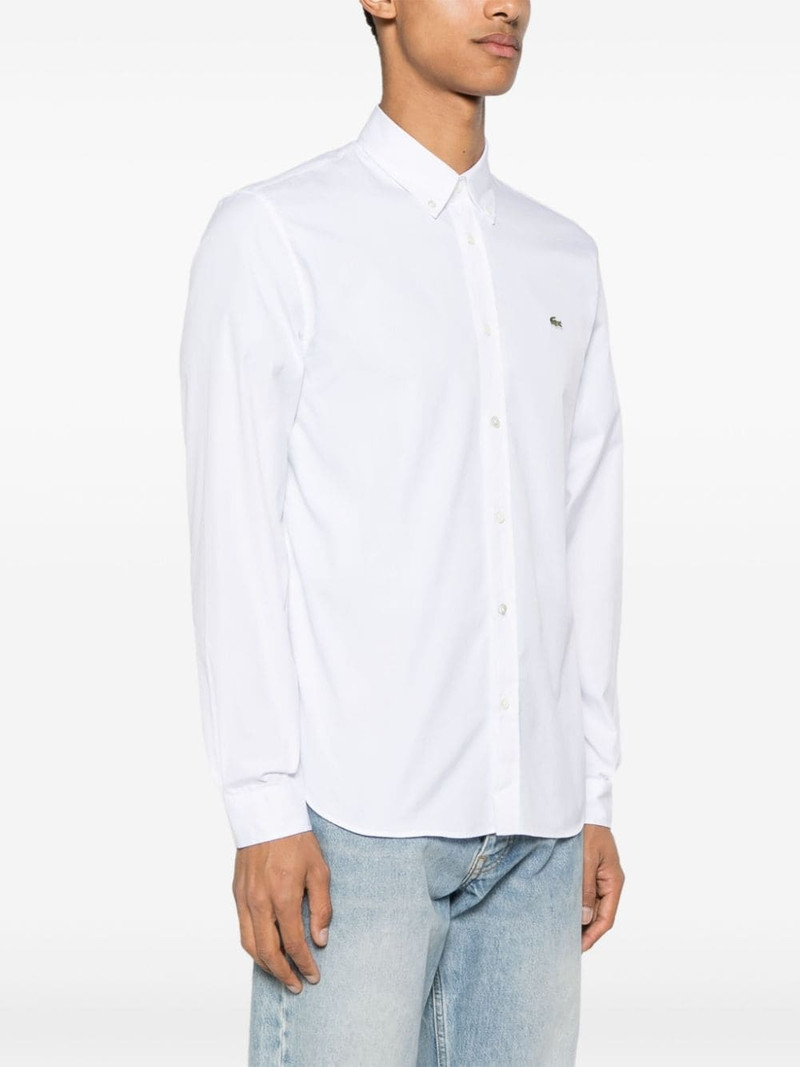 logo-patch cotton shirt 3