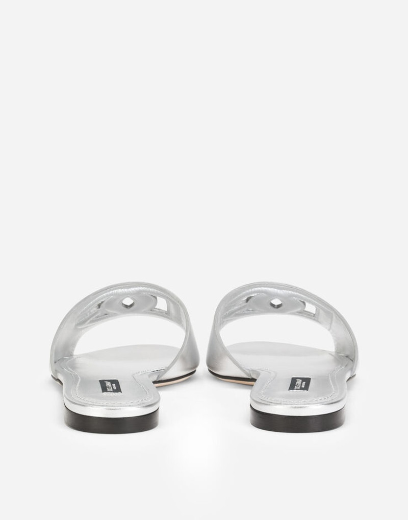 Dolce & Gabbana Nappa mordore sliders with DG Millennials logo outlook