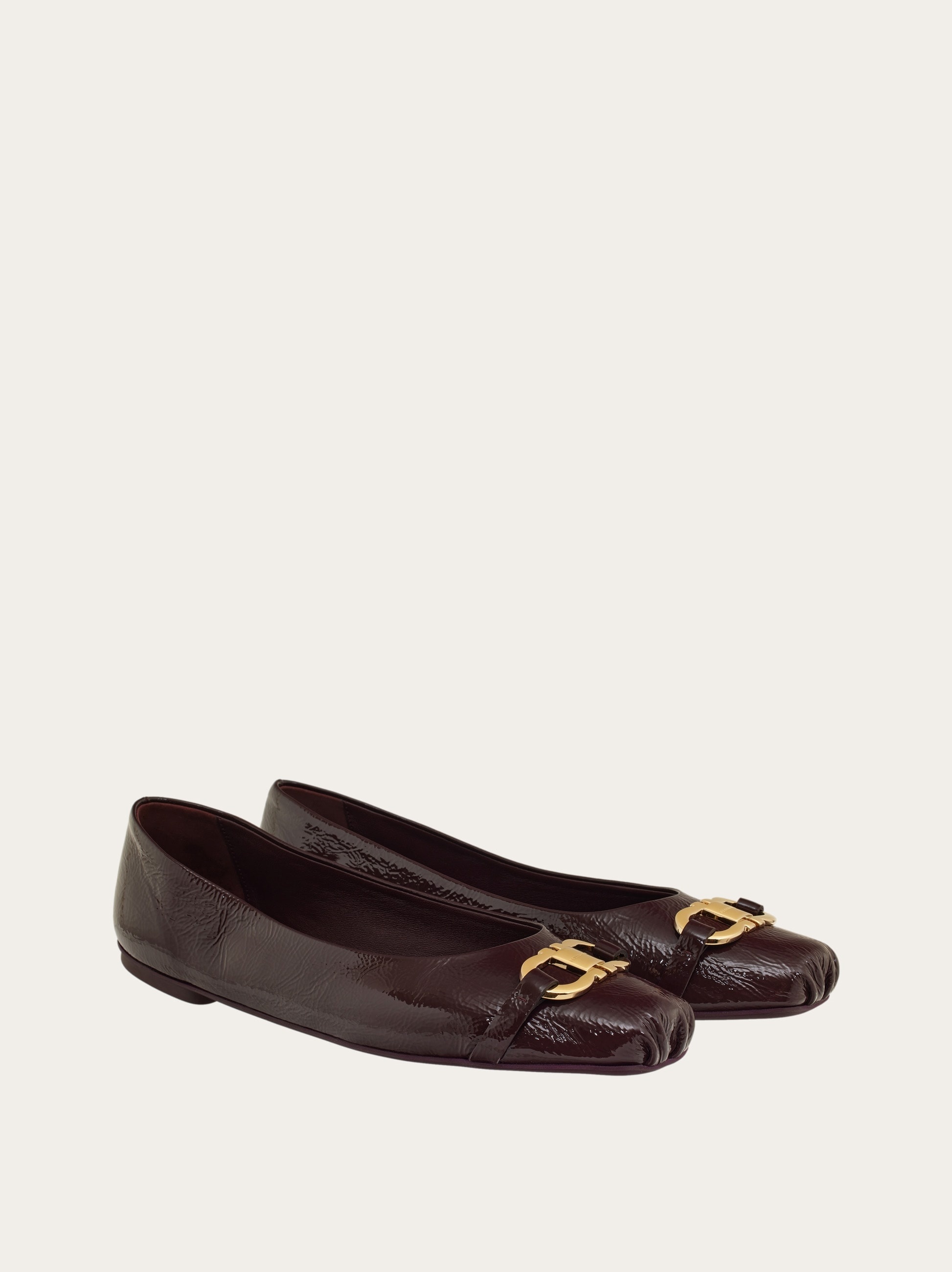 Ballet flat with Gancini ornament - 5