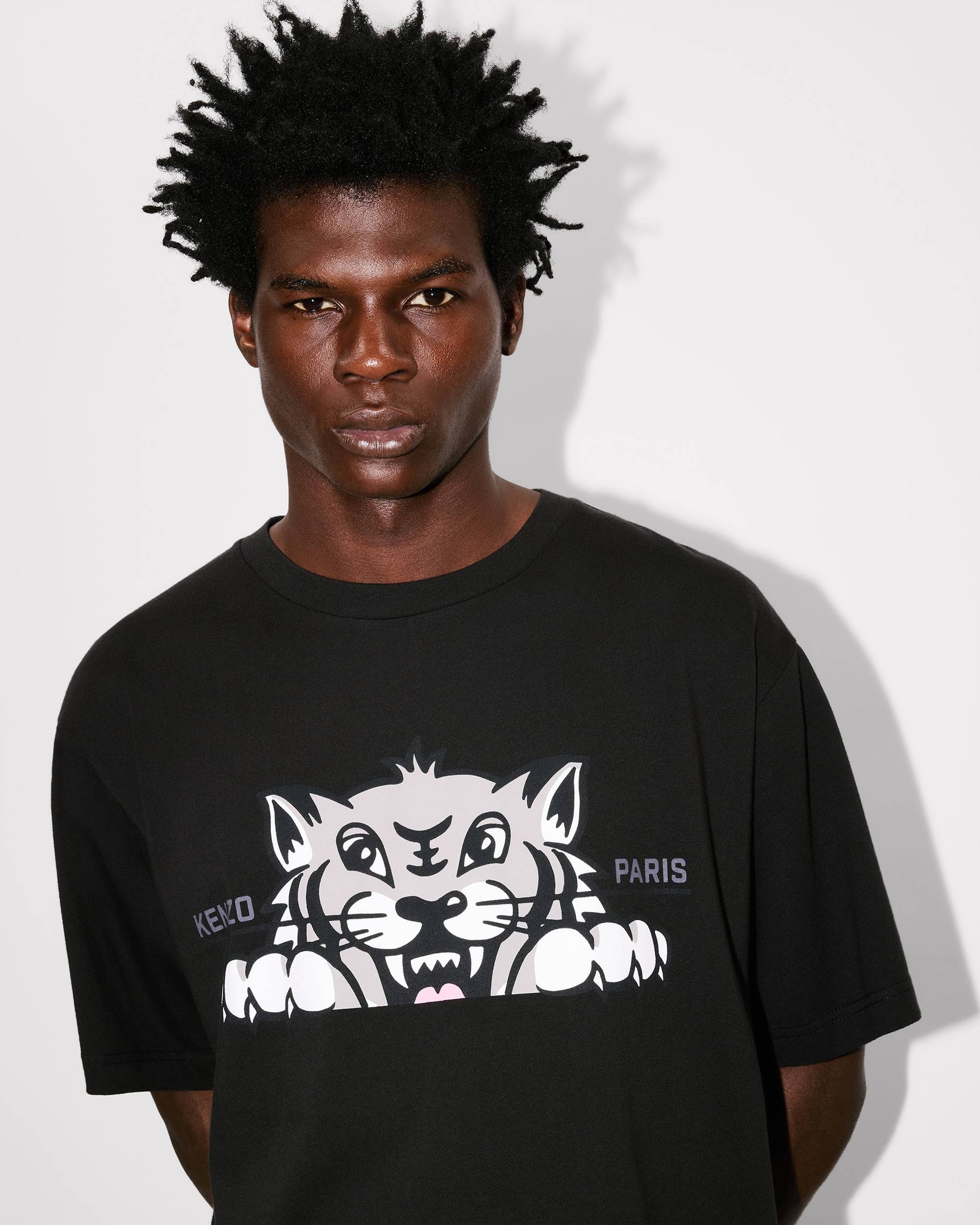 'KENZO Happy Tiger' oversized T-shirt in cotton - 6
