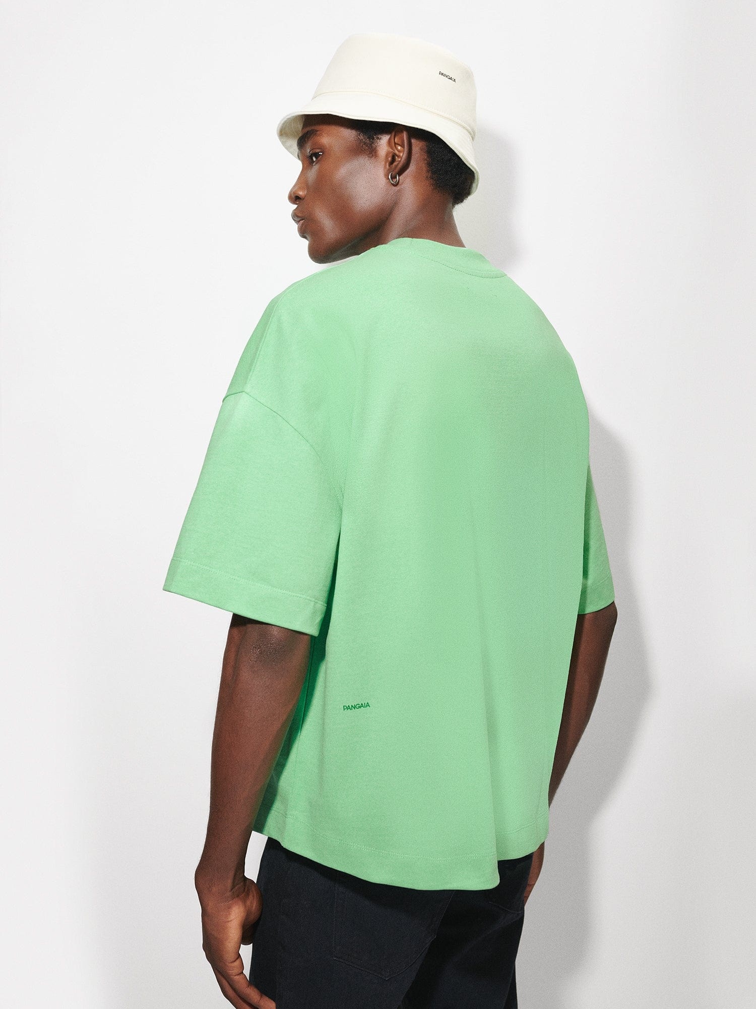 Mens Reclaimed Cotton Boxy T-shirt - Reclaim Jade - 3