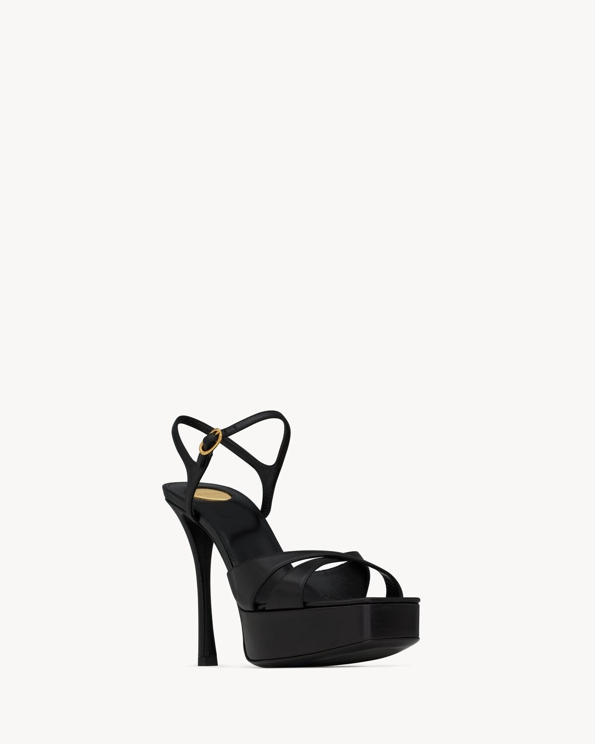 DEBBIE PLATFORM SANDALS IN SMOOTH LEATHER - 3