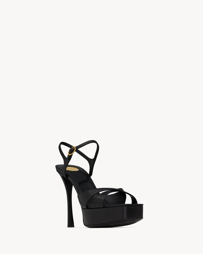 DEBBIE PLATFORM SANDALS IN SMOOTH LEATHER 3