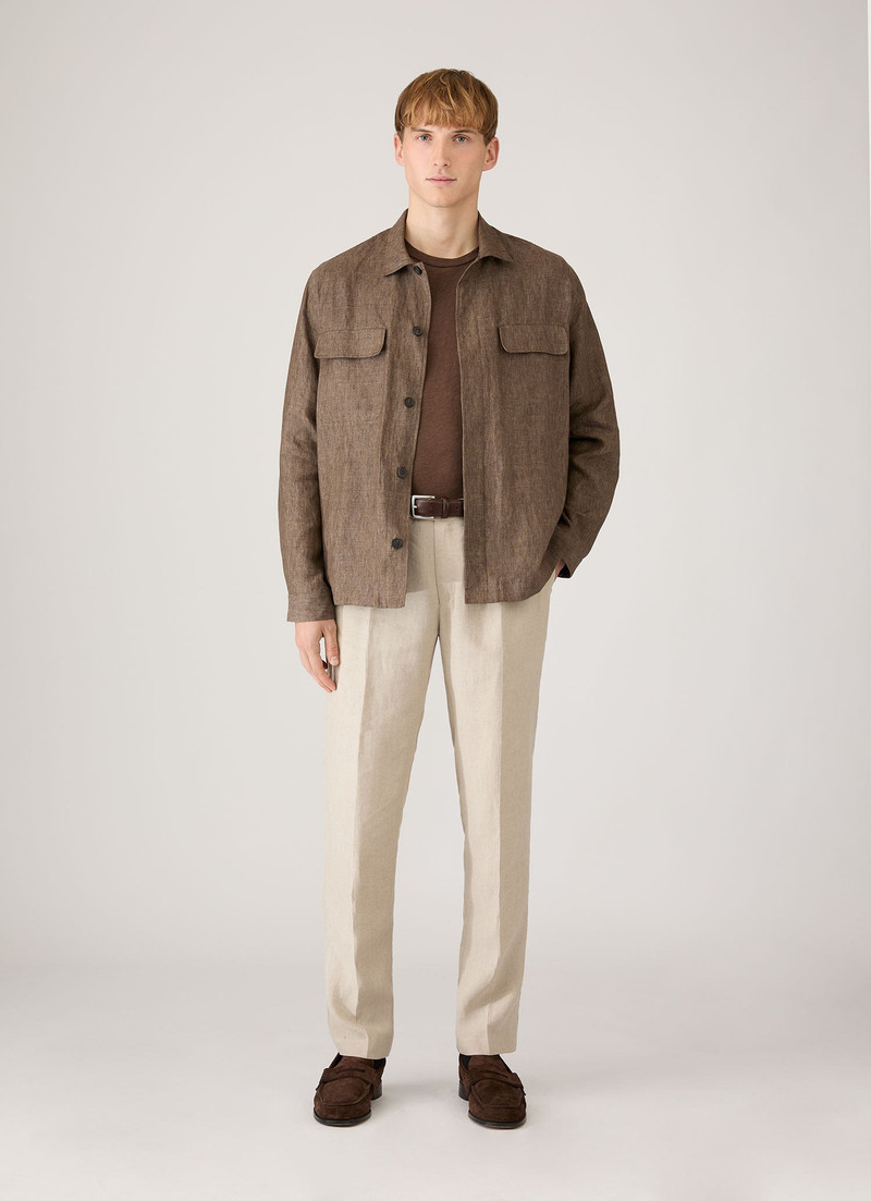 Sunspel Cotton Linen T‑shirt outlook