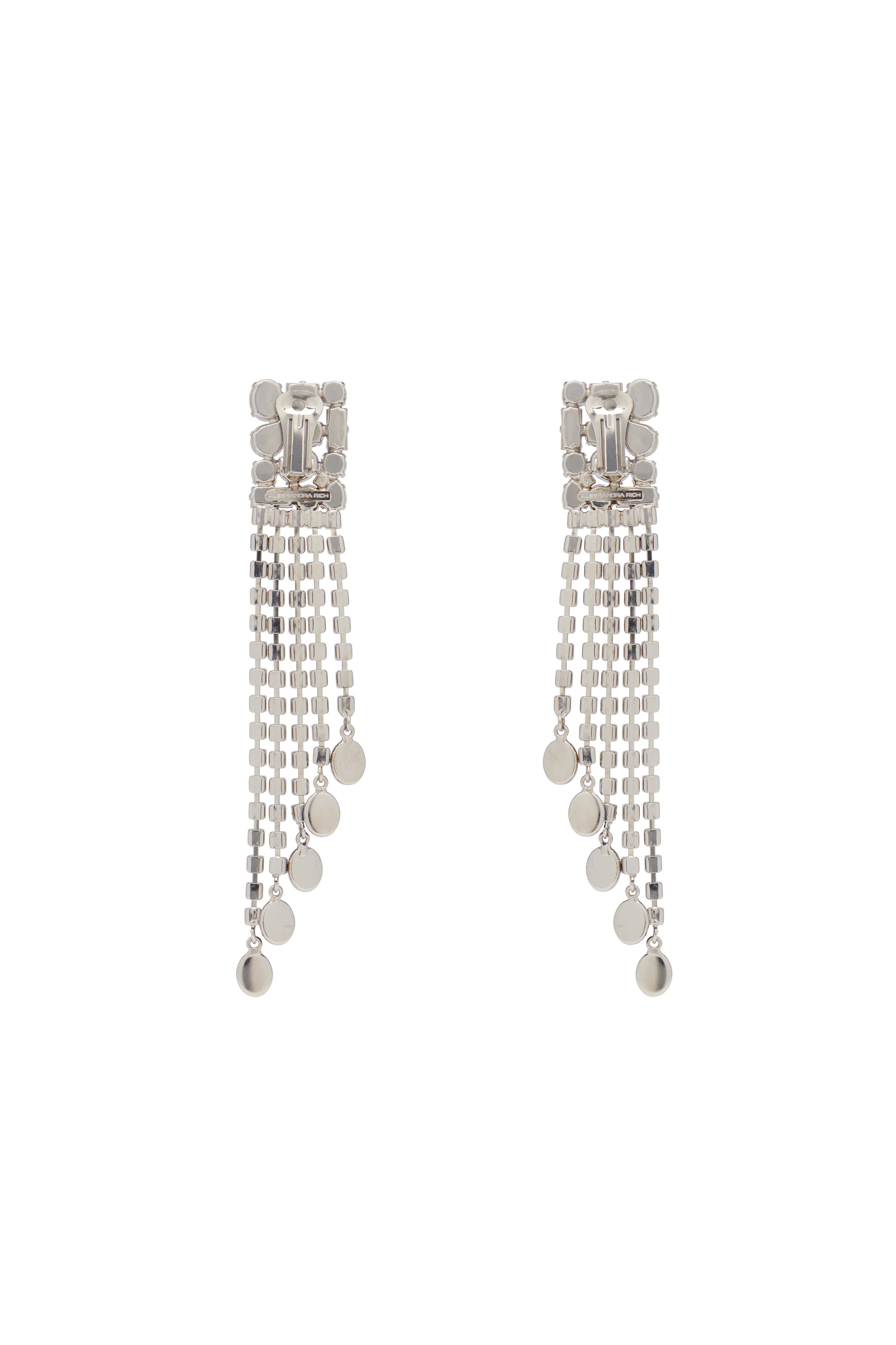 SQUARE EARRINGS WITH FRINGE 2