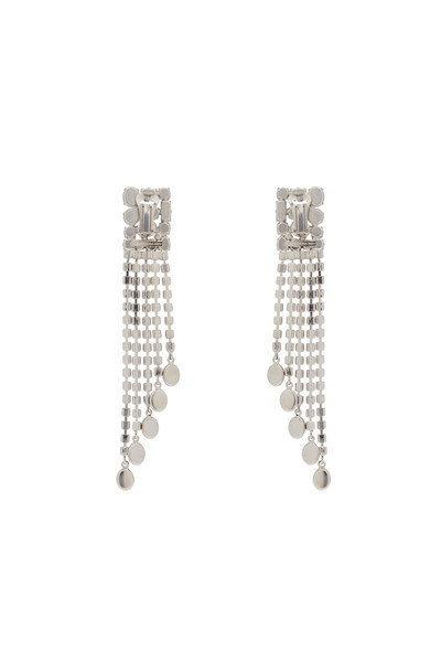 Alessandra Rich SQUARE EARRINGS WITH FRINGE outlook