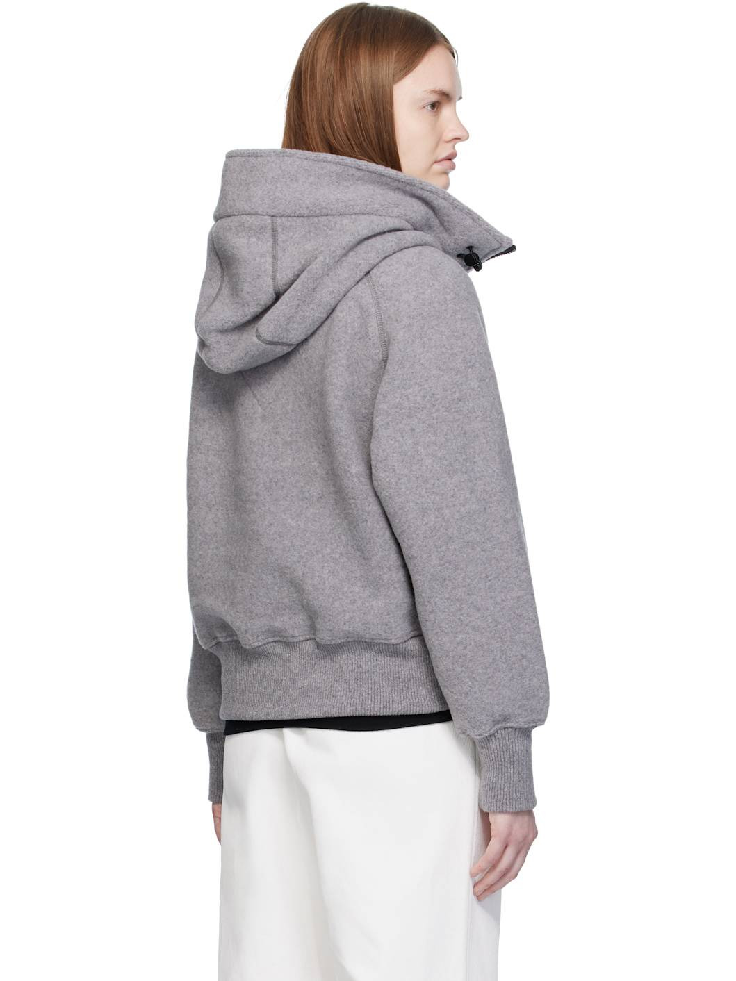 Gray 'Black Label' Chilliwack Kind Fleece Bomber Jacket - 3