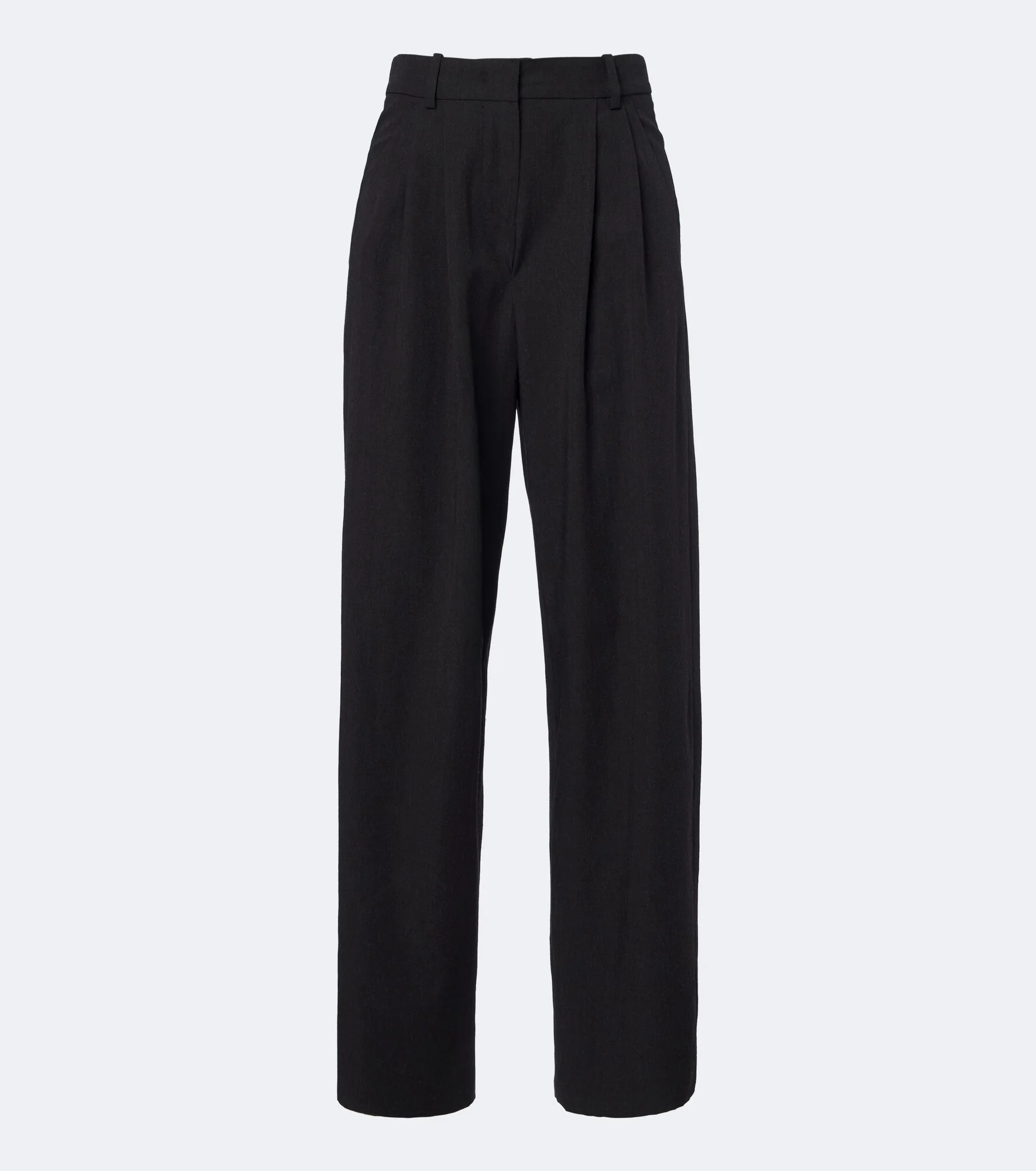 Lyda pleated virgin wool wide-leg pants - 1