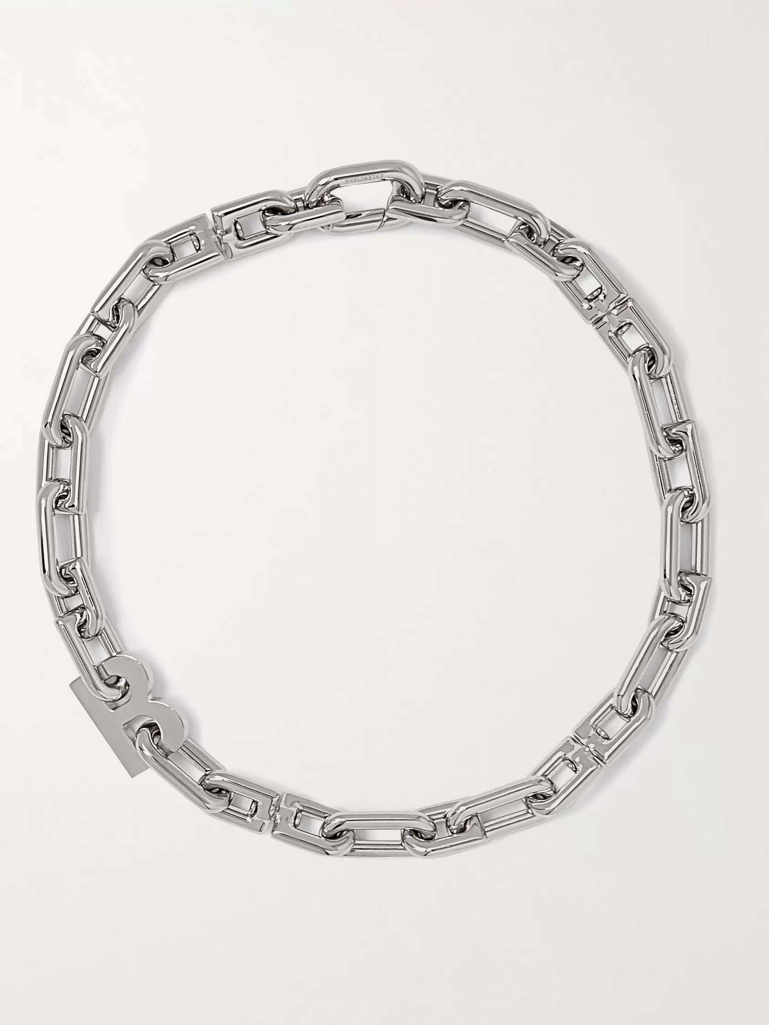Silver-Tone Chain Necklace - 1