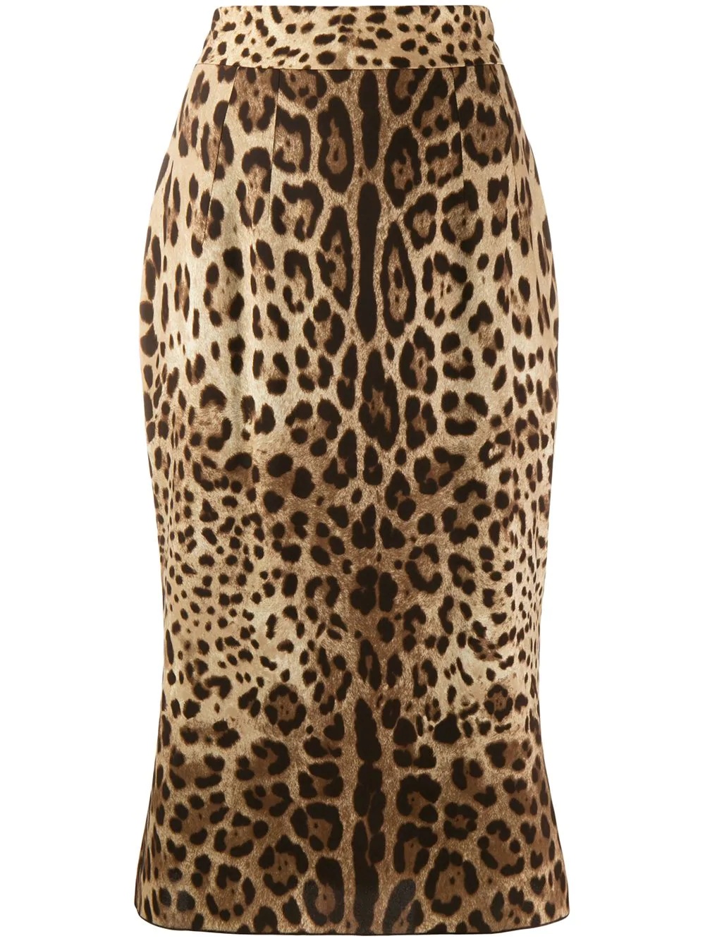 leopard-print skirt - 1