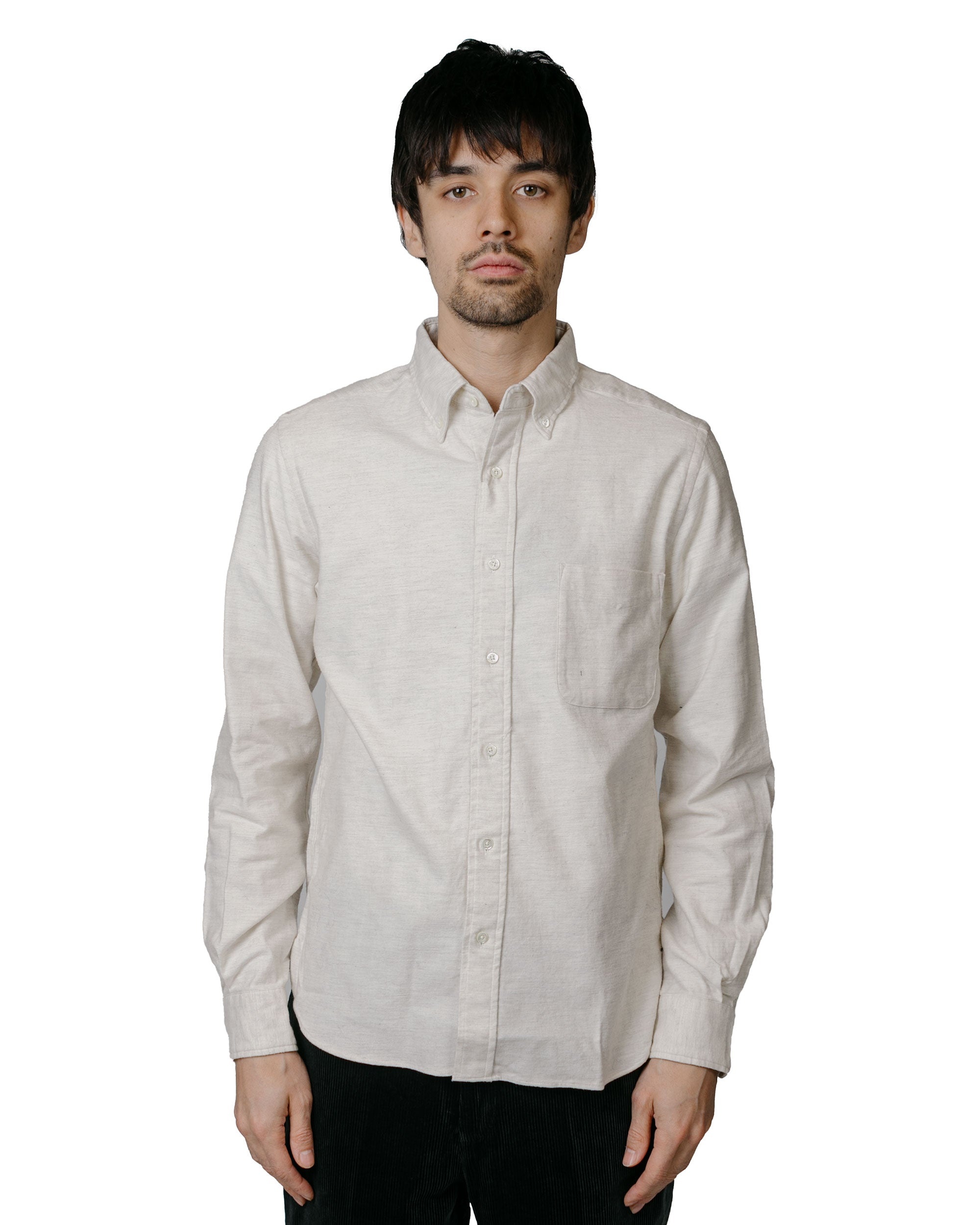 B.D. Flannel Solid Off White - 2