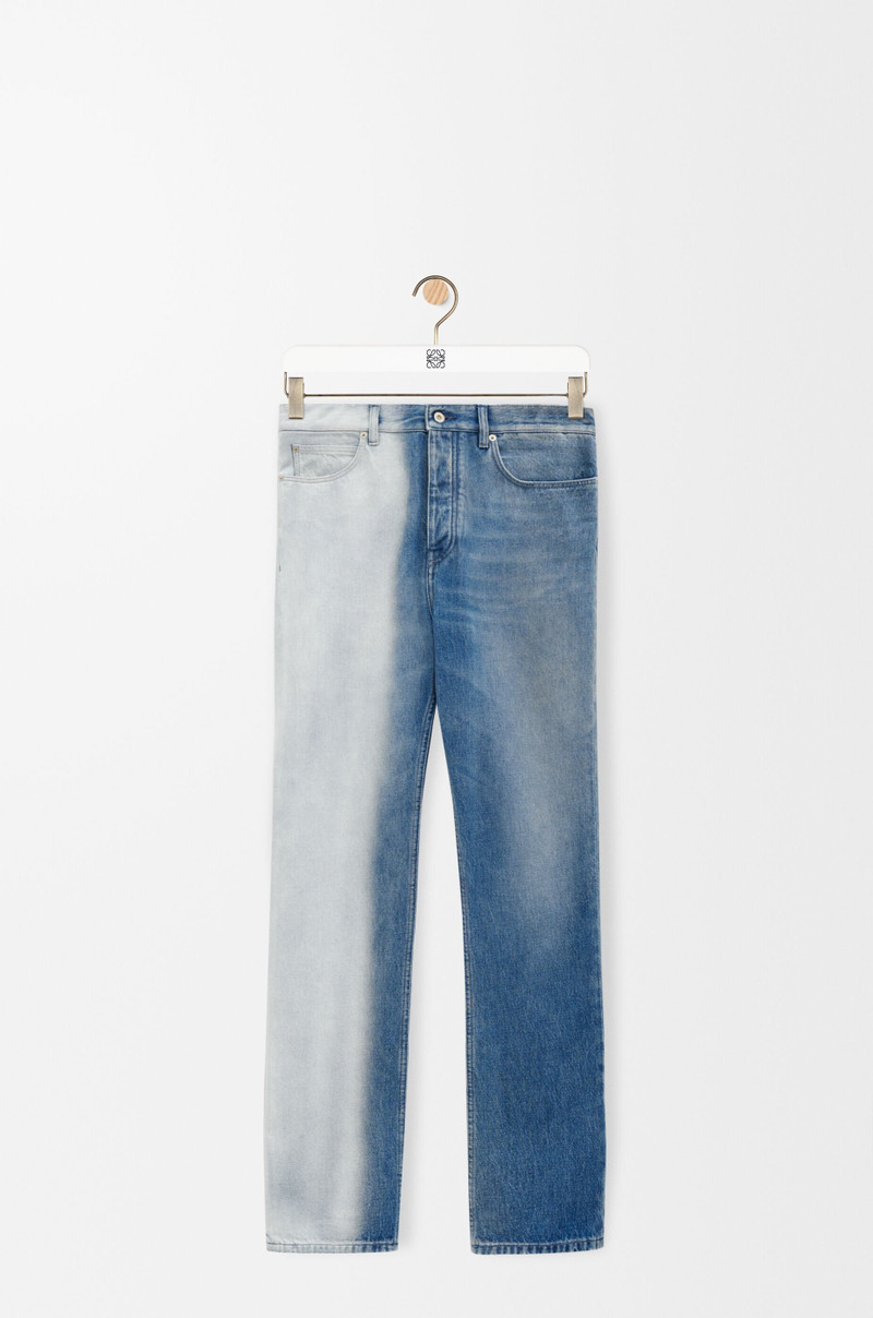 Straight leg jeans in denim - 1