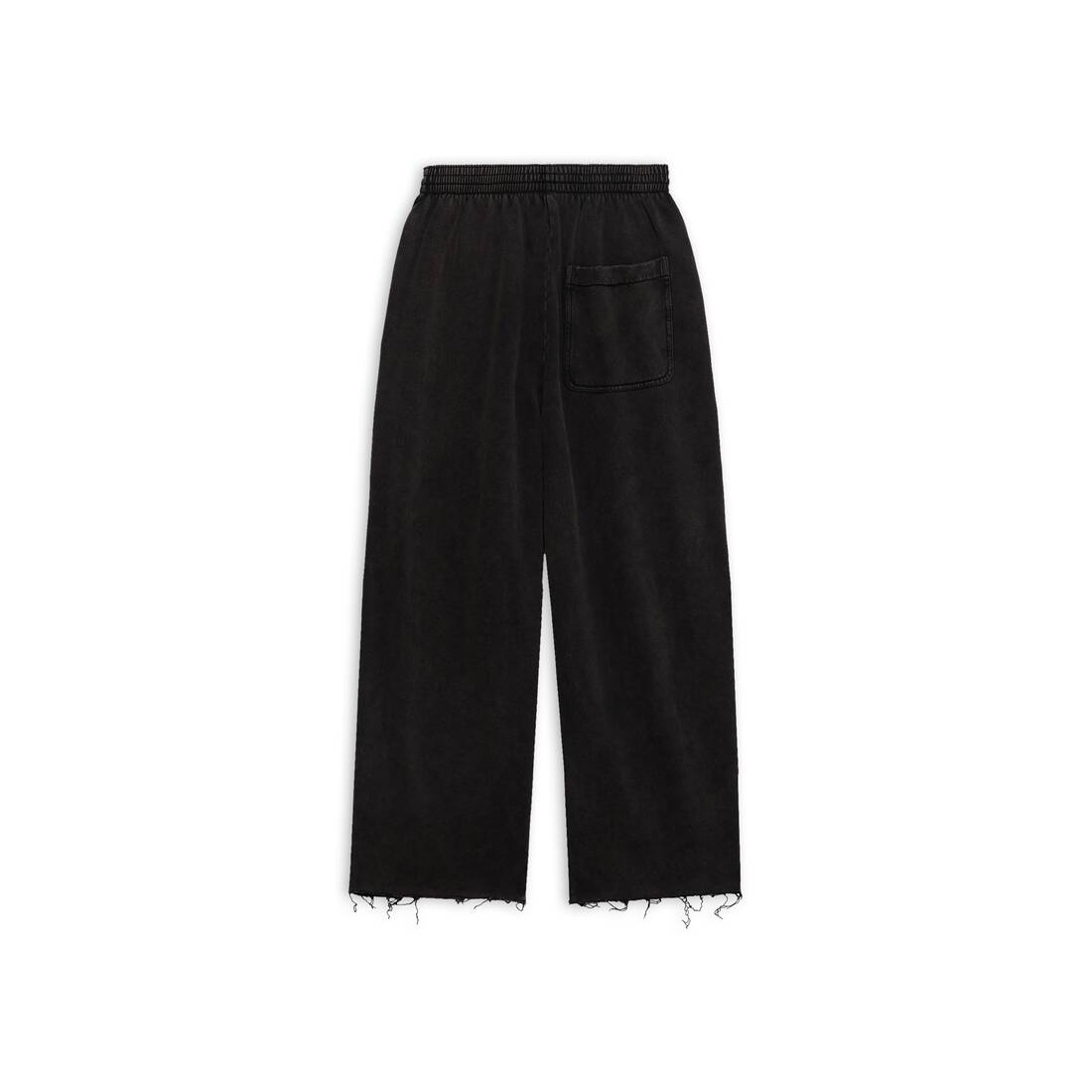 Men's Cropped Sweatpants in Black - 5