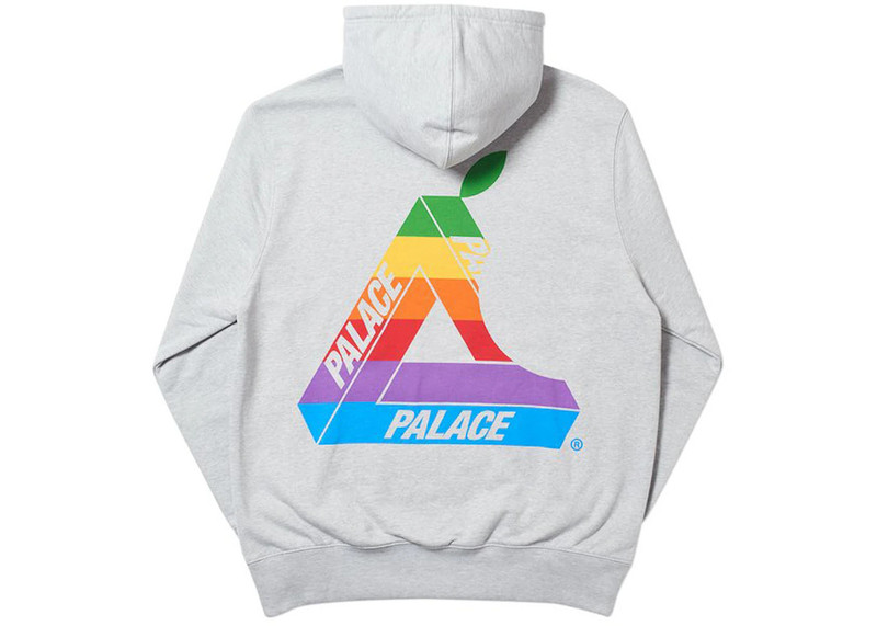 PALACE Palace Jobsworth Hood Grey Marl outlook