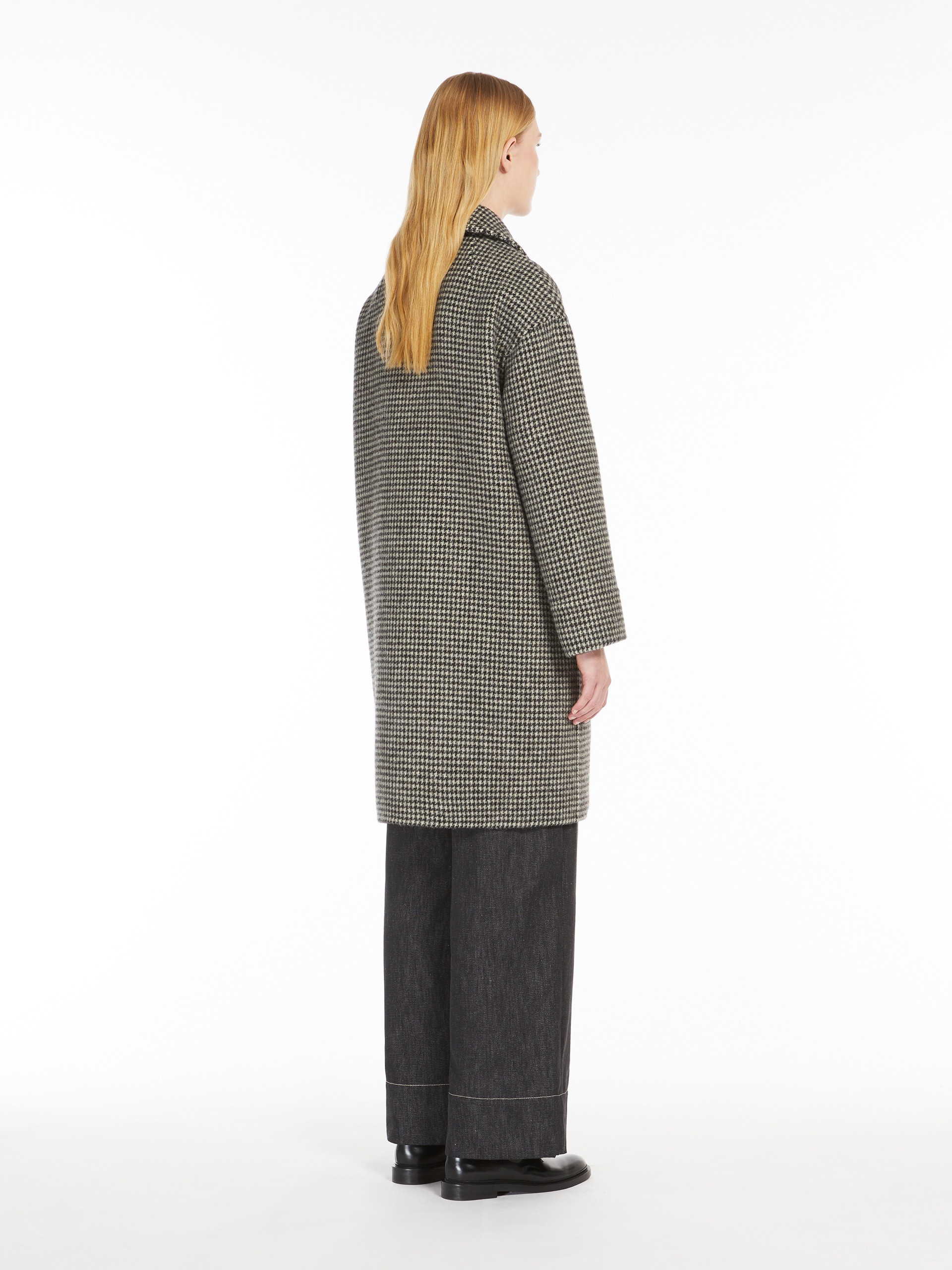 BARBARA Alpaca, wool and angora coat - 4