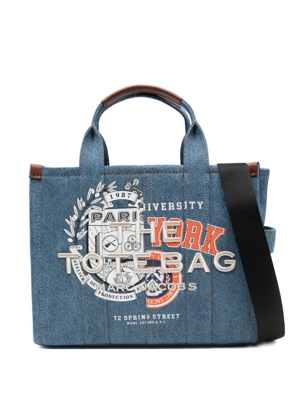 graphic-print tote bag - 1