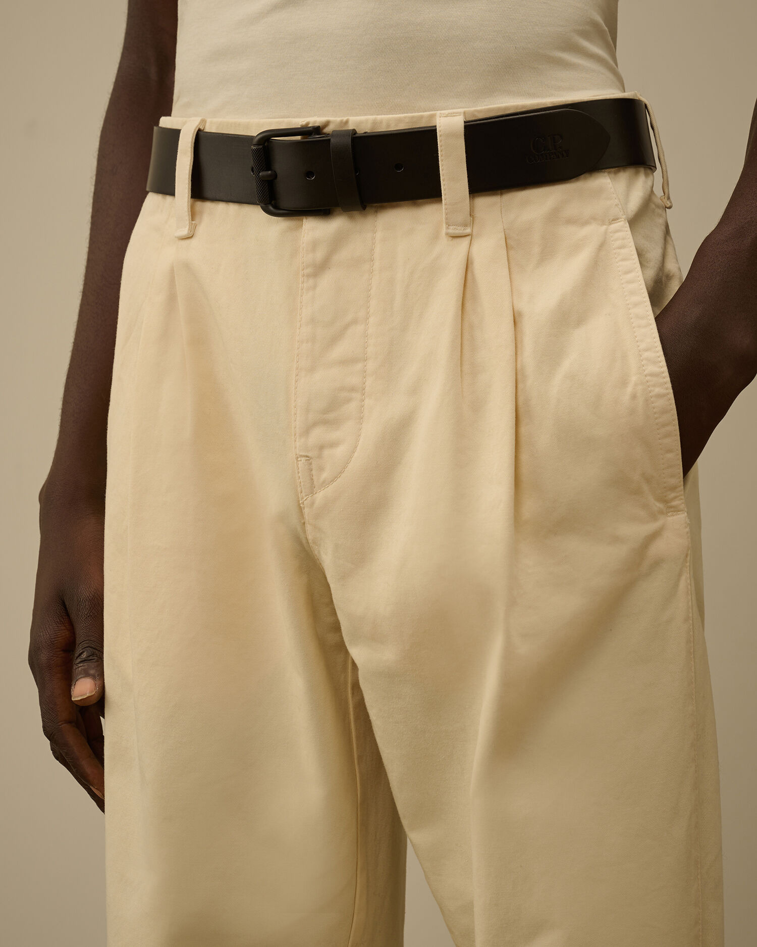 Leather Logo Belt - 5