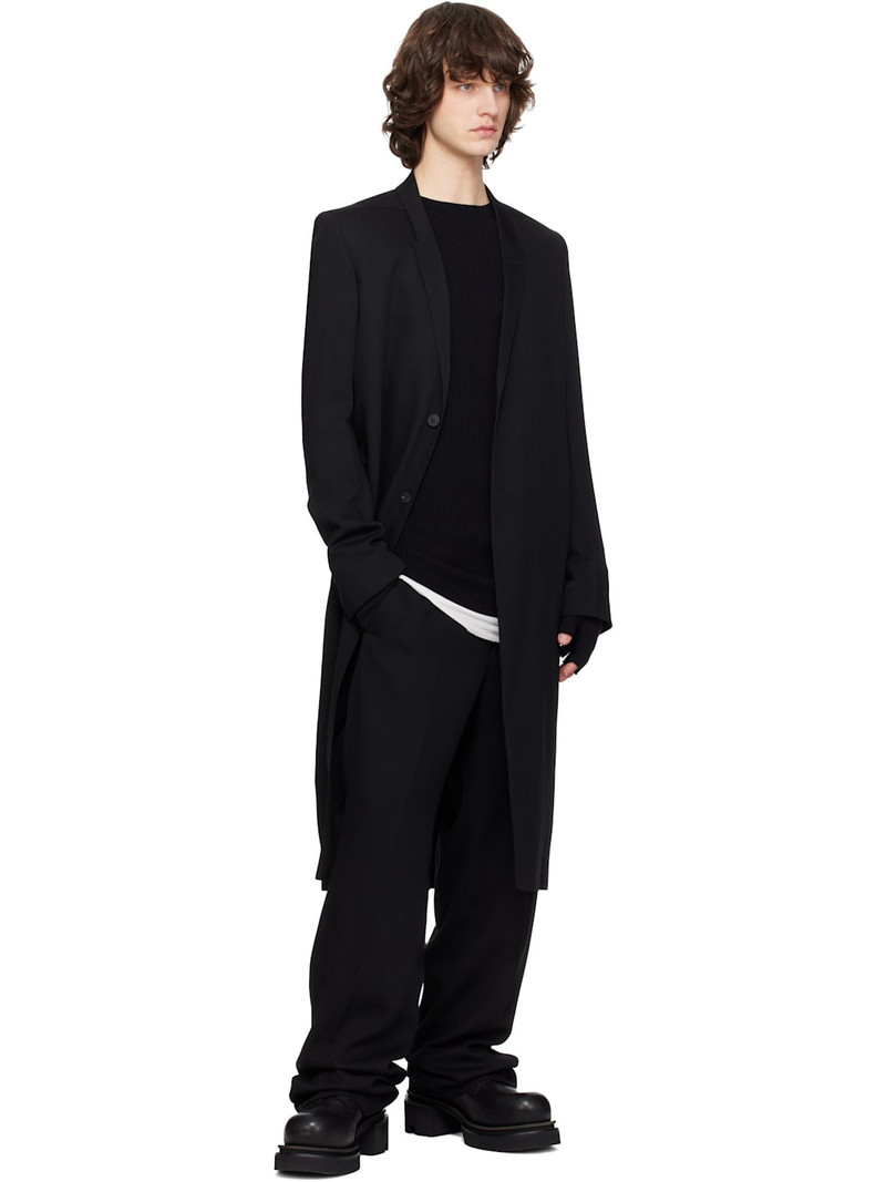 Rick Owens Black Temple Concordian Coat outlook