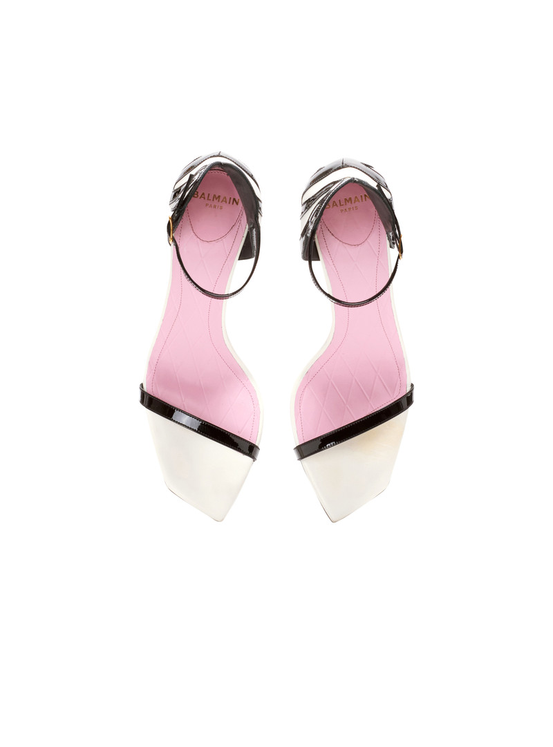 Eden sandals in two-tone leather 3