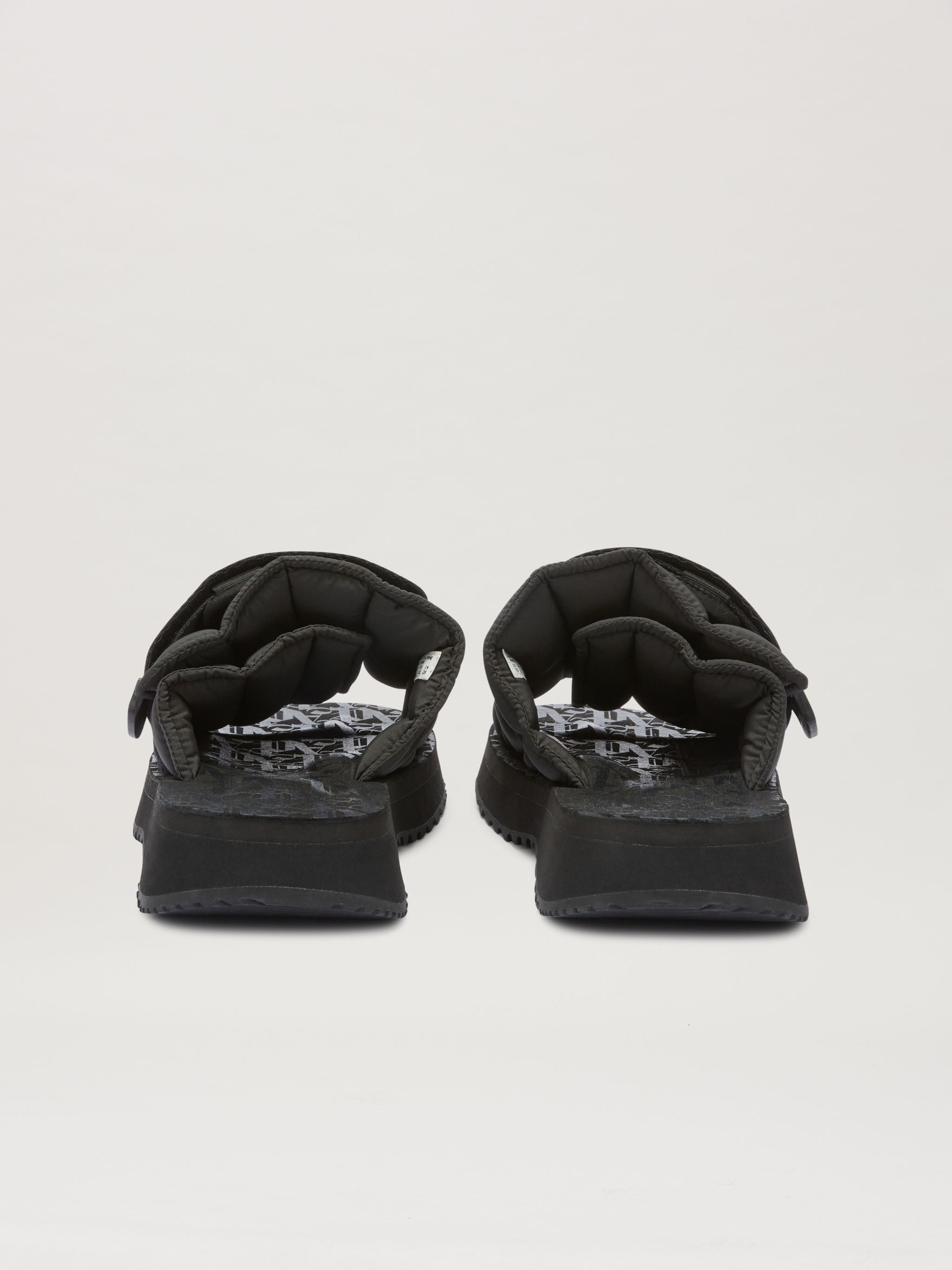 PalmAngels/スイコック モトP ロゴプリント スライドサンダル Palm Angels Moto-P Sandals Palm Angels x Suicoke | REVERSIBLE