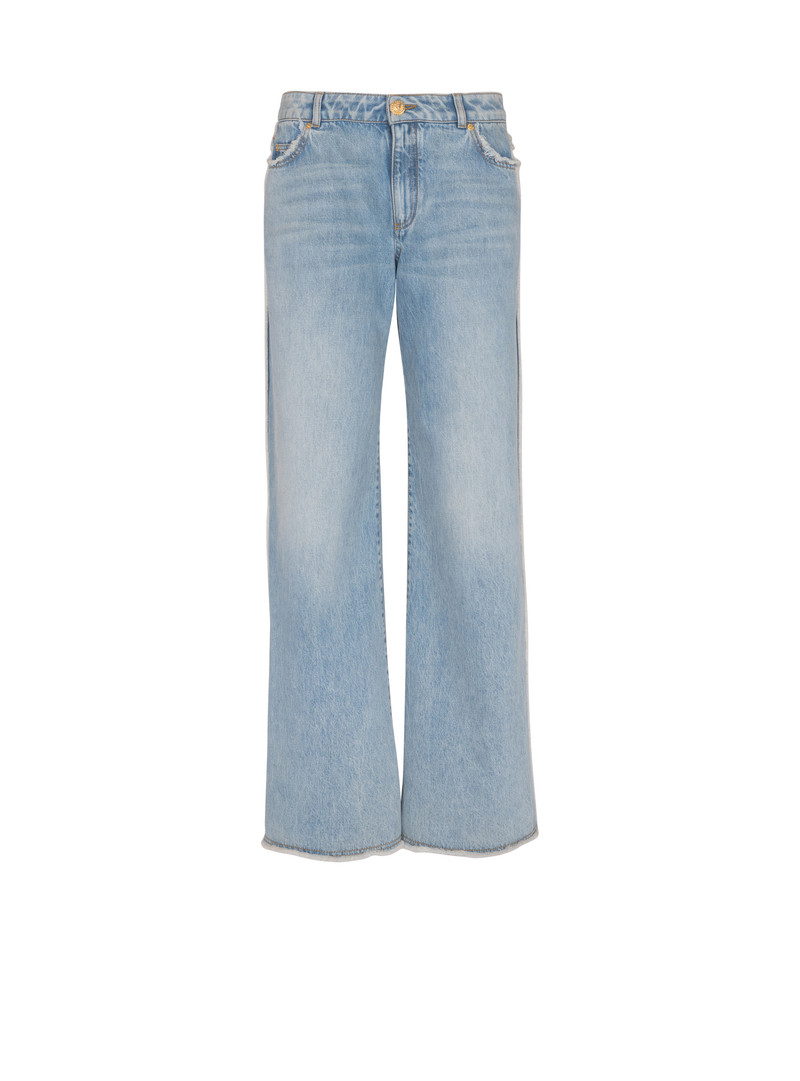 Straight-leg denim jeans - 1