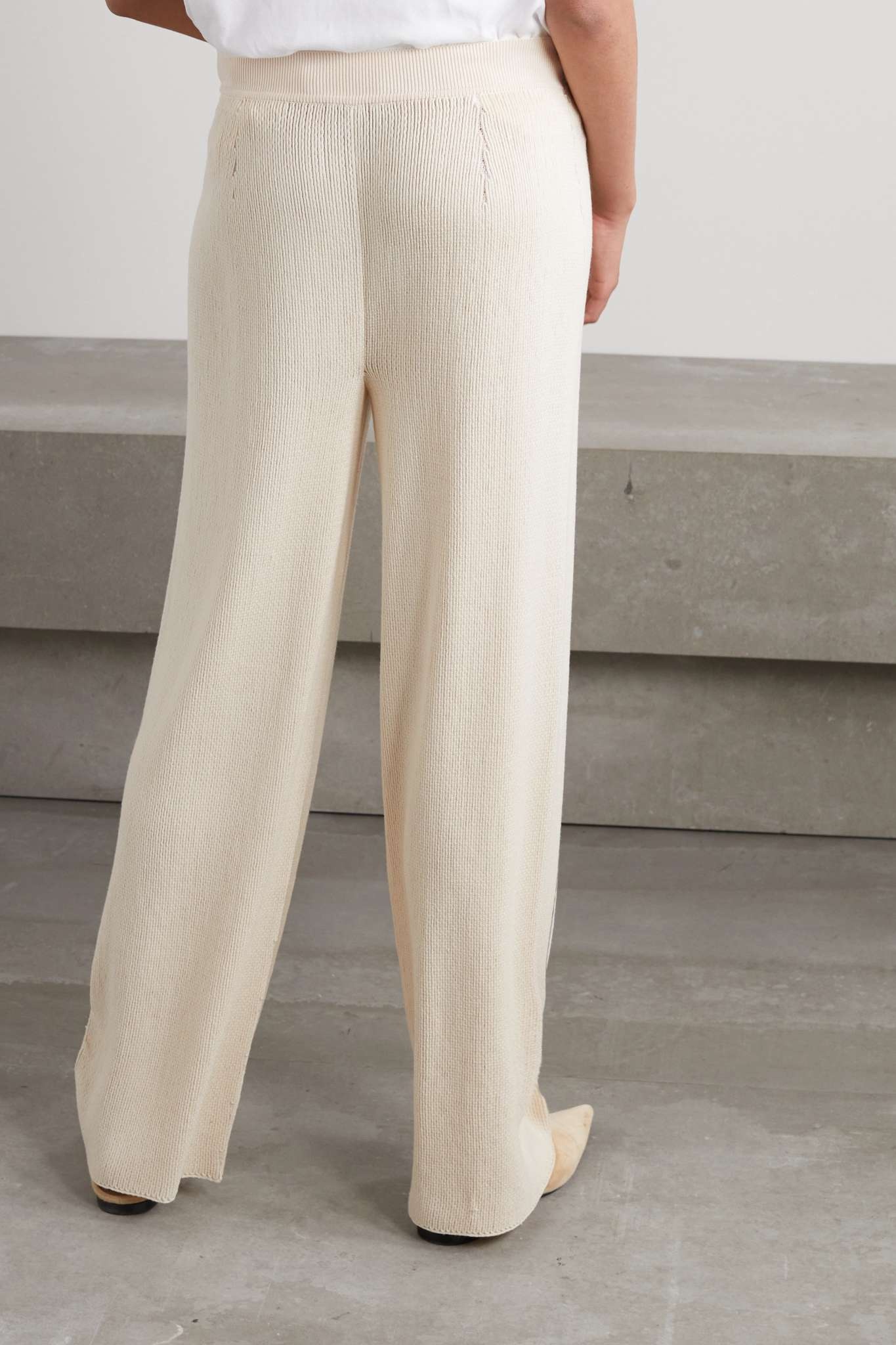 Beirut cashmere and silk-blend pants - 4