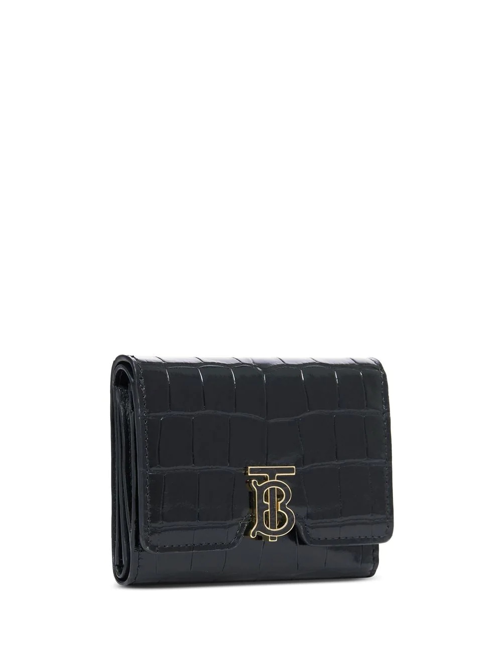 embossed-leather TB wallet - 3