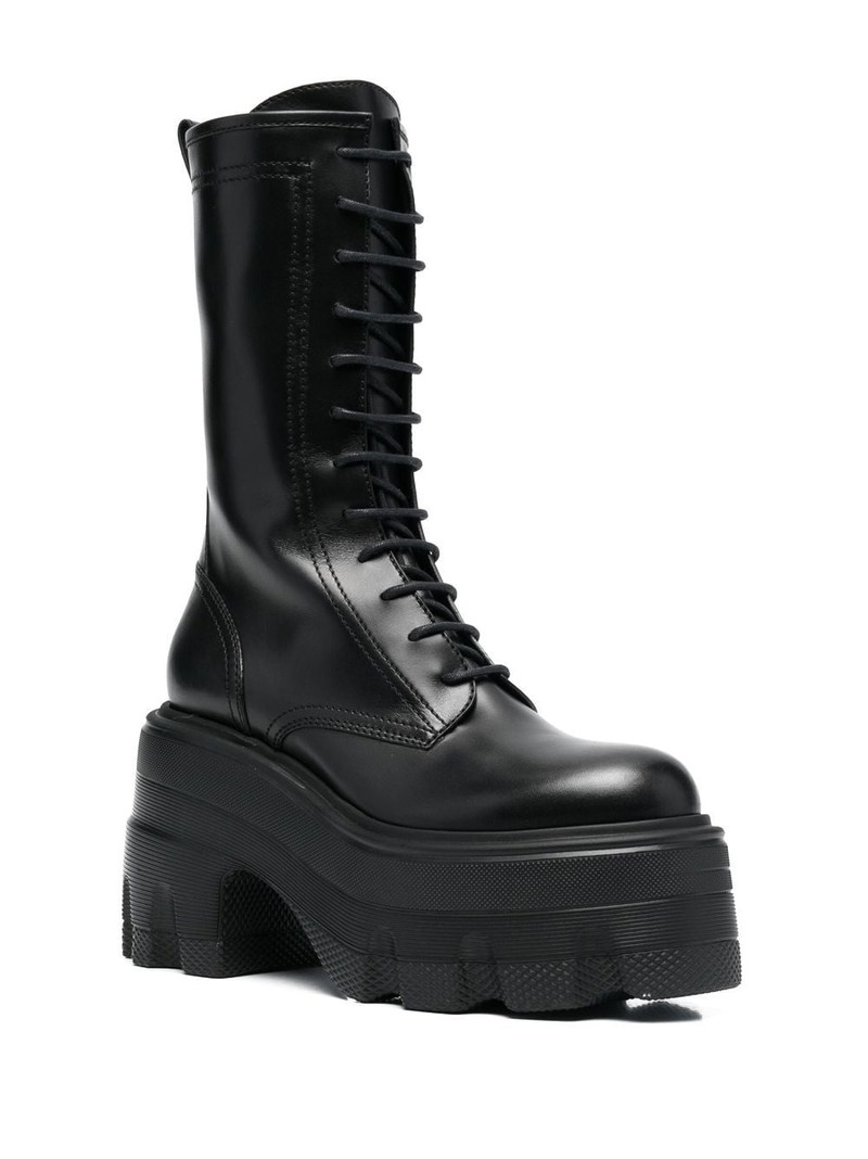 CASADEI Maxi lace-up army 120mm boots outlook