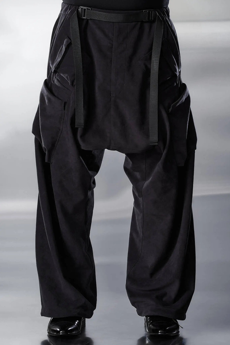P30AL-TO Scrim Laced Ultra-Microfiber Drawcord Cargo Trouser 1