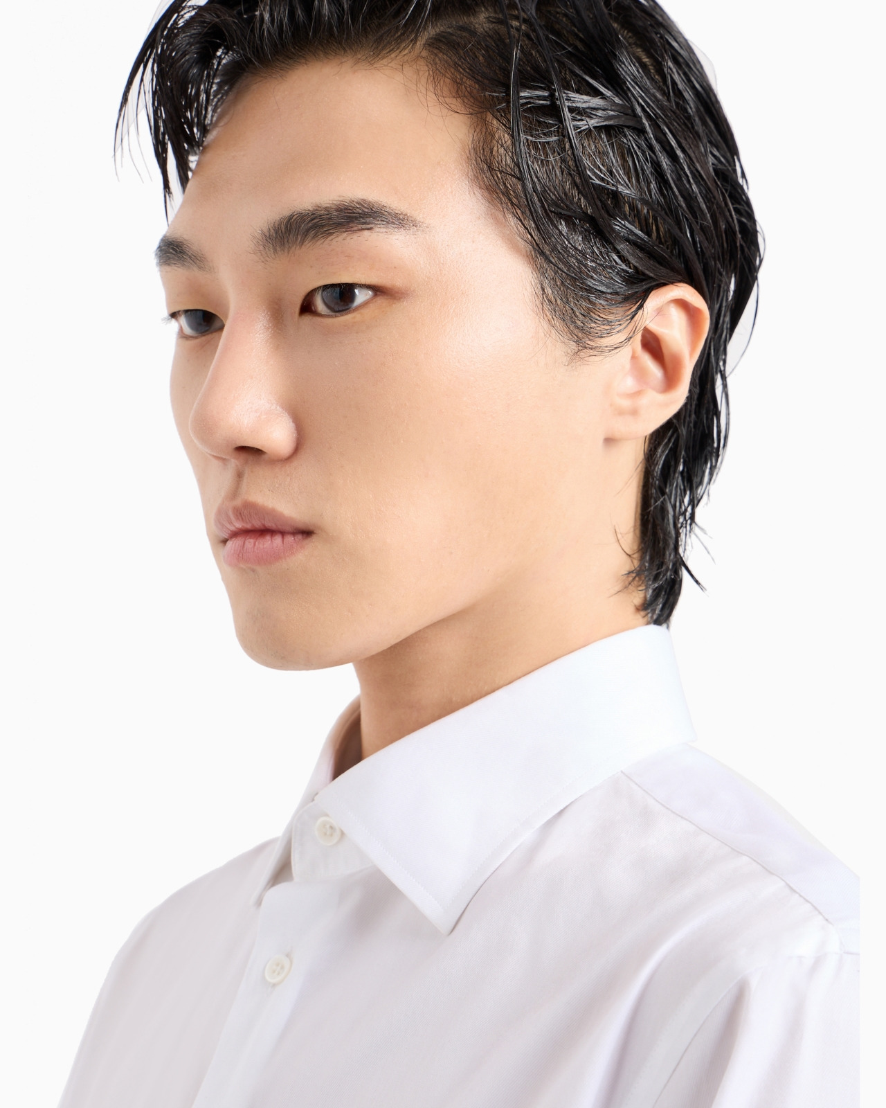 Regular-fit shirt in striped cotton - 5