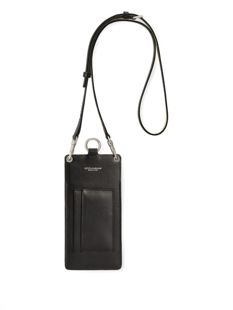 Dolce & Gabbana leopard-print phone holder outlook
