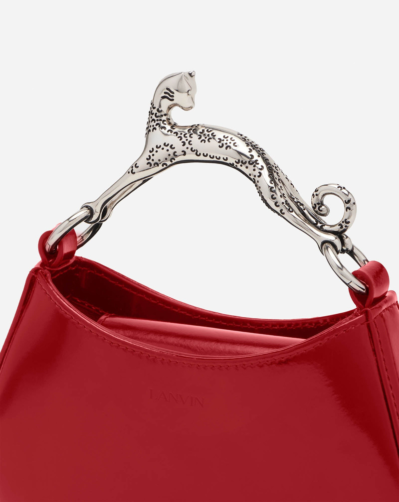 Lanvin LEATHER NANO HOBO CAT BAG outlook