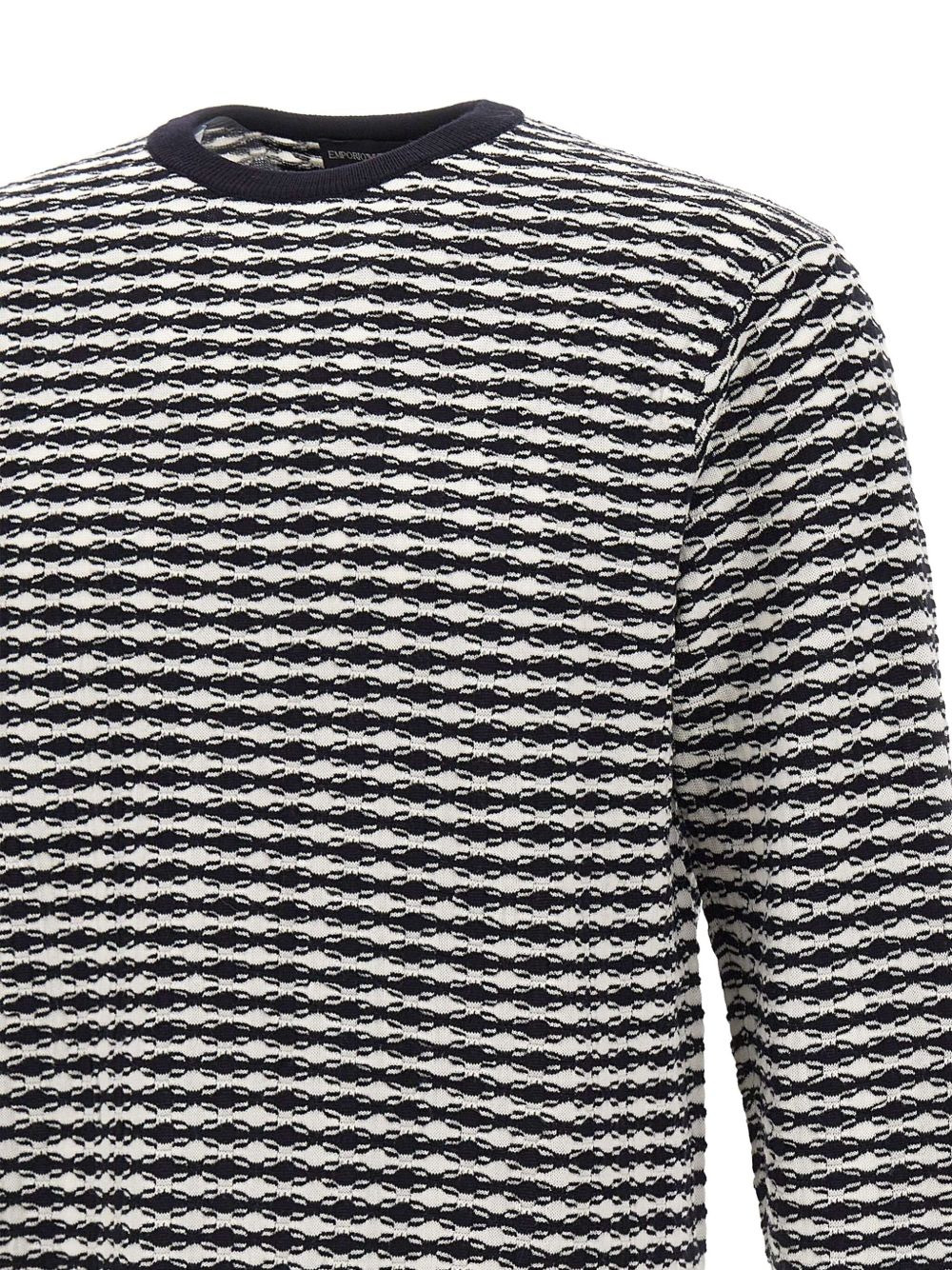 patterned wool sweater - 5