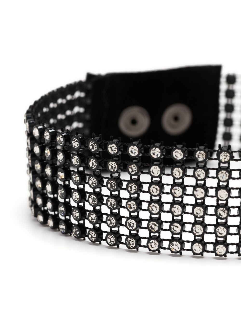 crystal-embellished mesh choker - 3