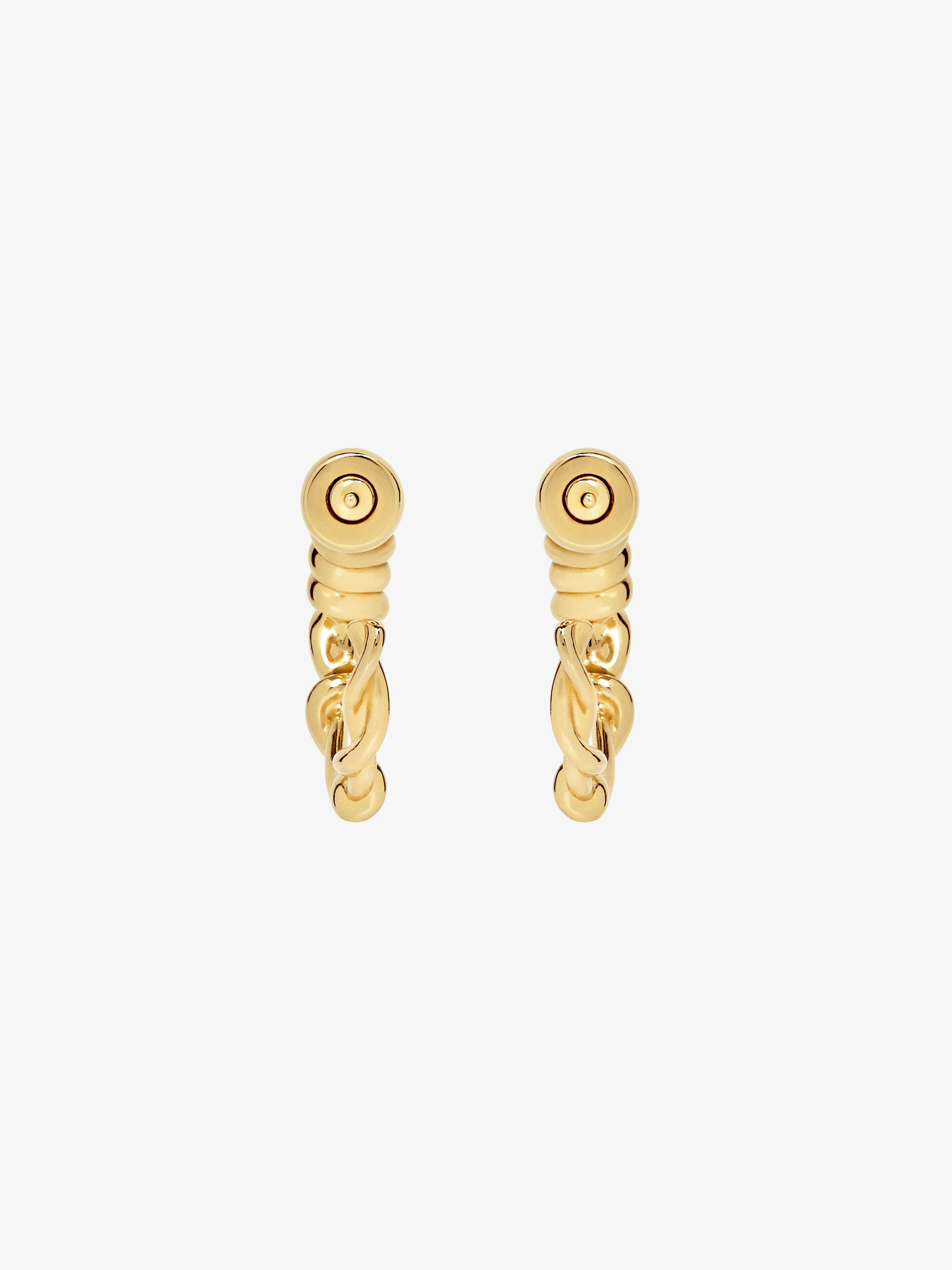 TWISTED EARRINGS IN METAL - 2