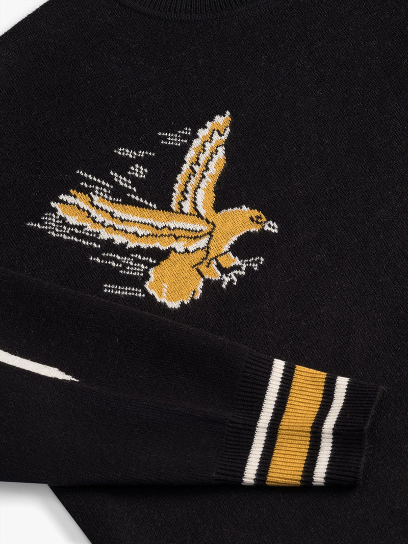 RHUDE EAGLE SOUVENIR KNIT CREWNECK 4