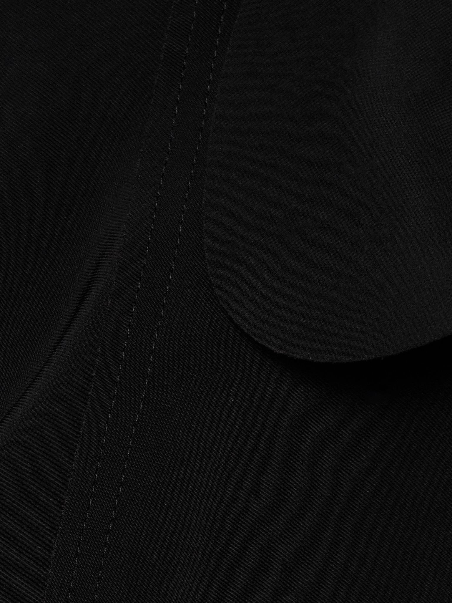 Girl cropped stretch-jersey jacket Black - 4