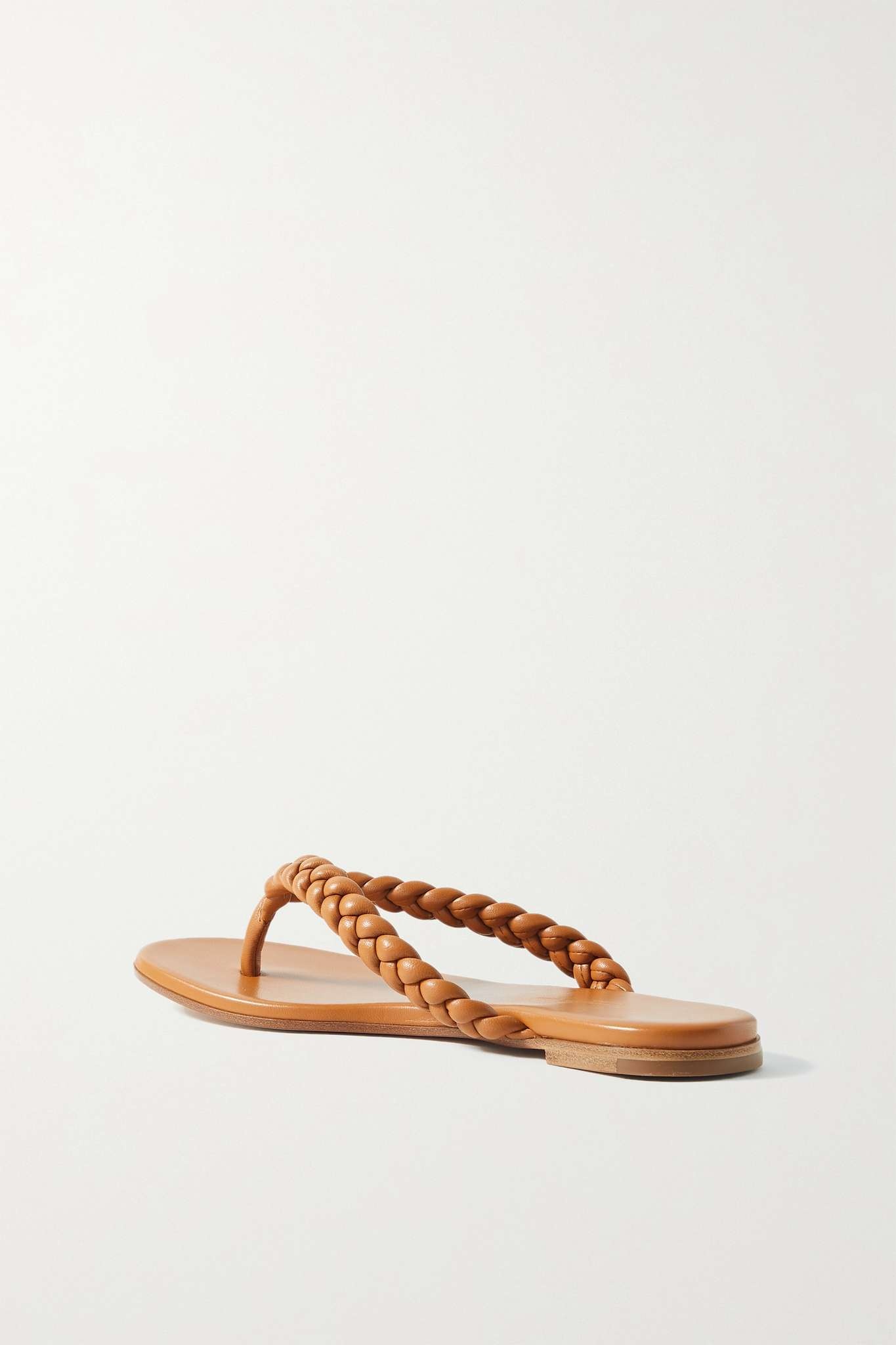 Tropea braided leather flip flops - 3