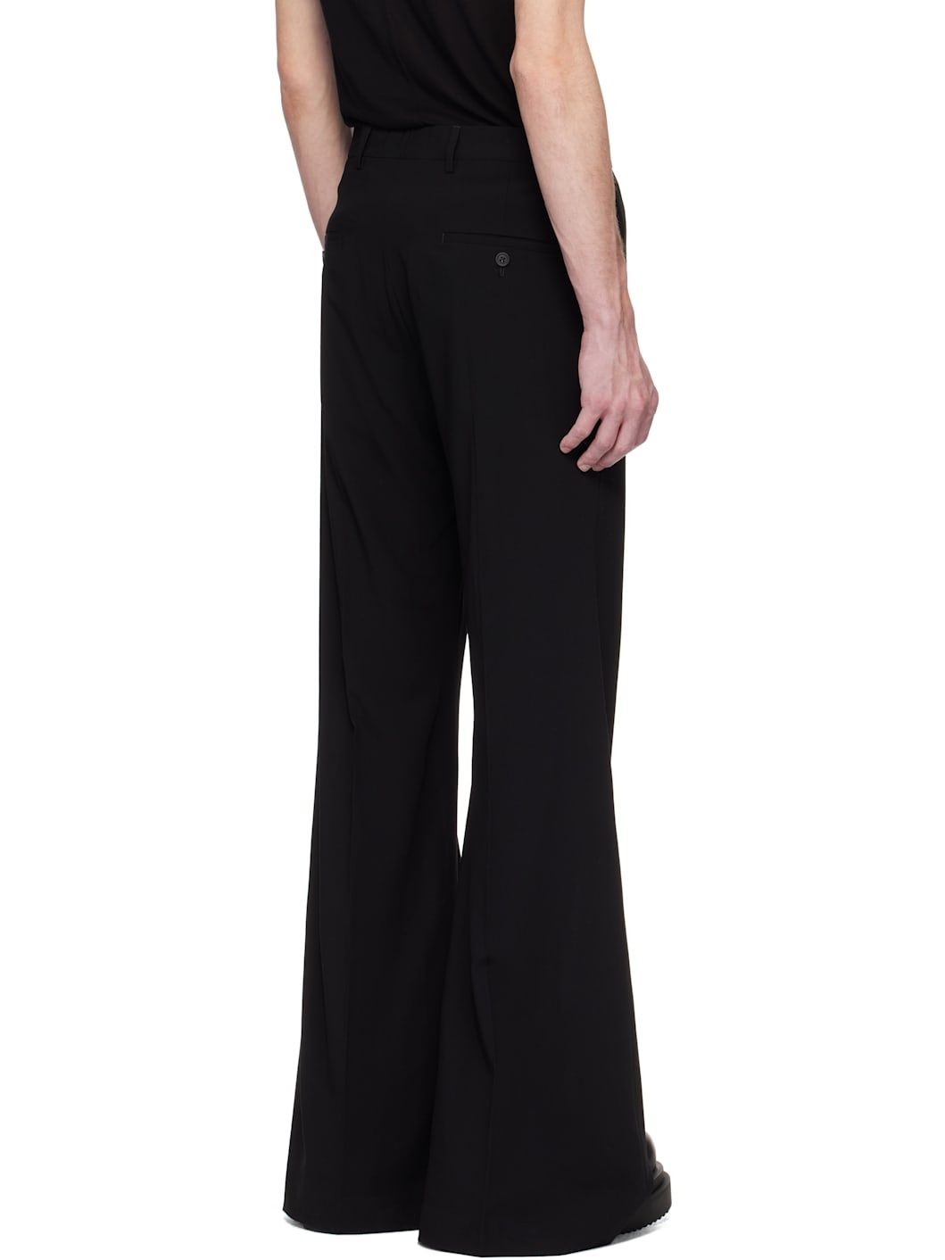 Black Hollywood Wide Astaires Trousers - 3